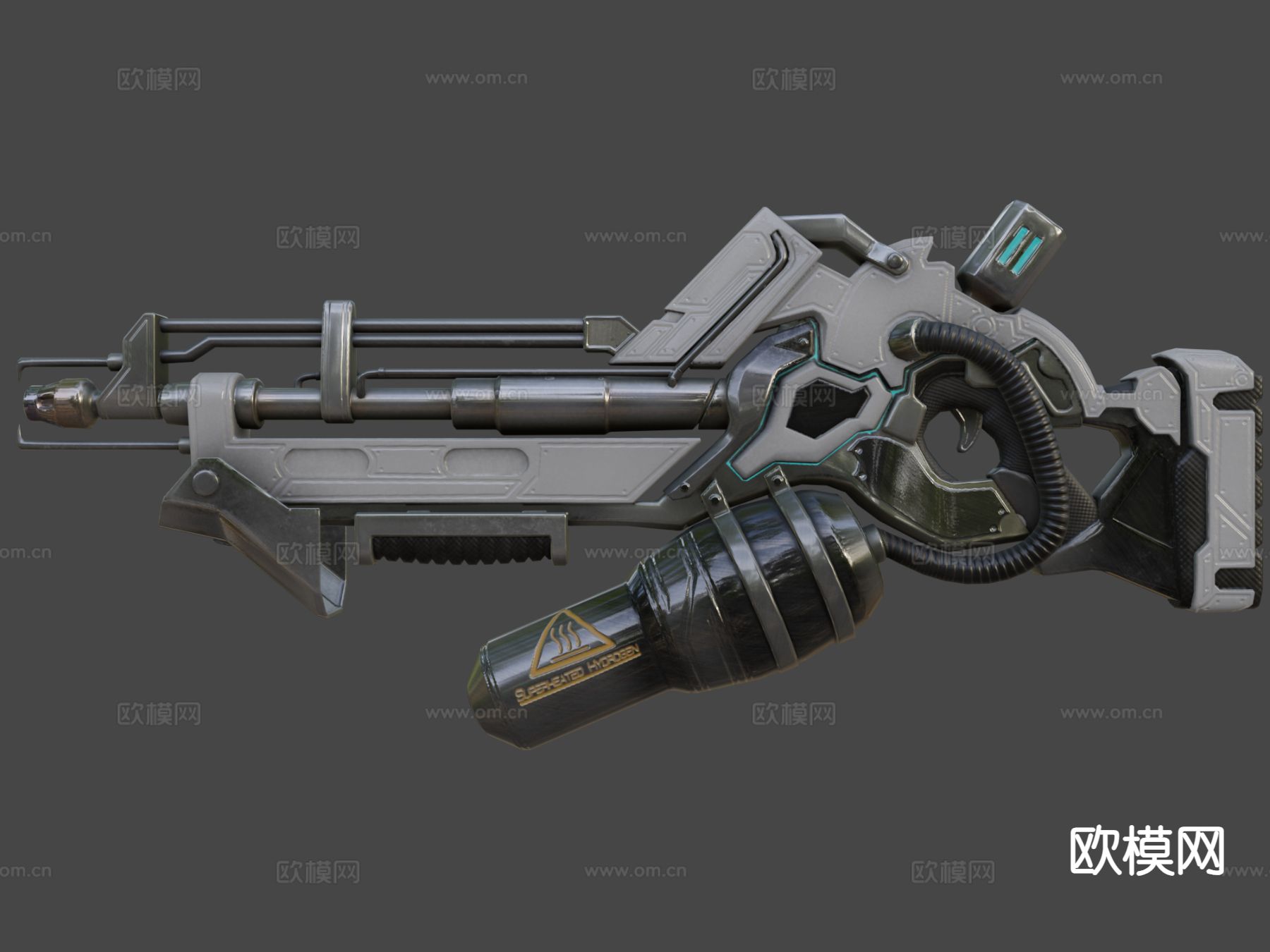 火焰喷射器 火枪su模型下载（渲染图5）