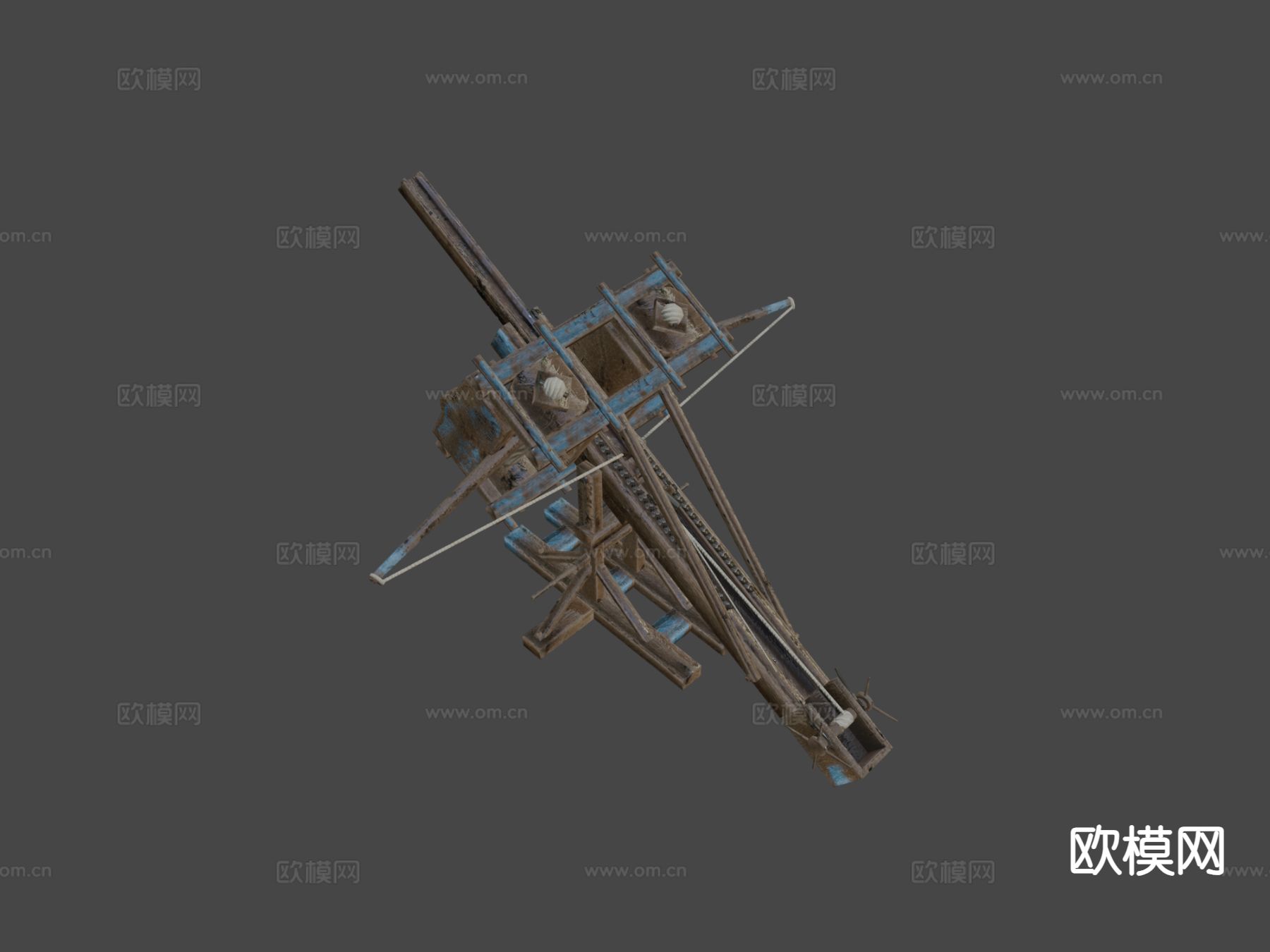 投石机 攻城车su模型下载（渲染图6）
