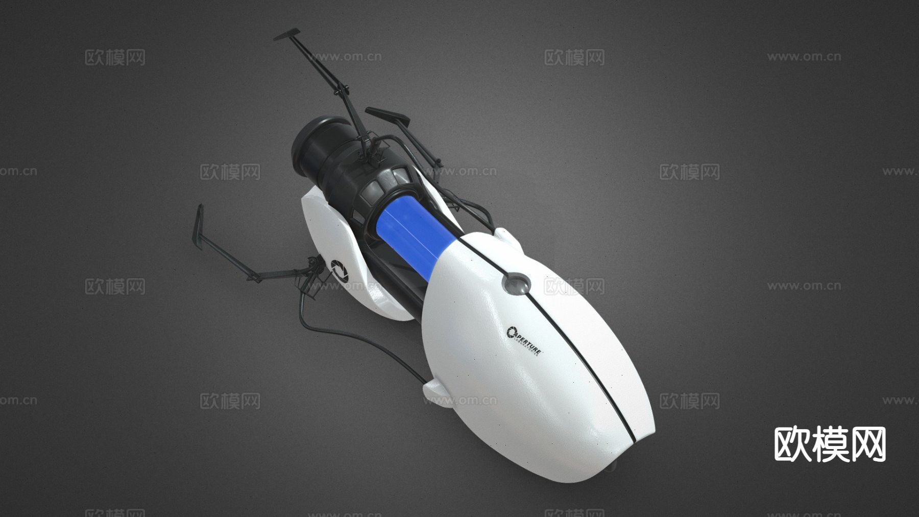 科幻传送门 工业设备su模型下载（渲染图2）