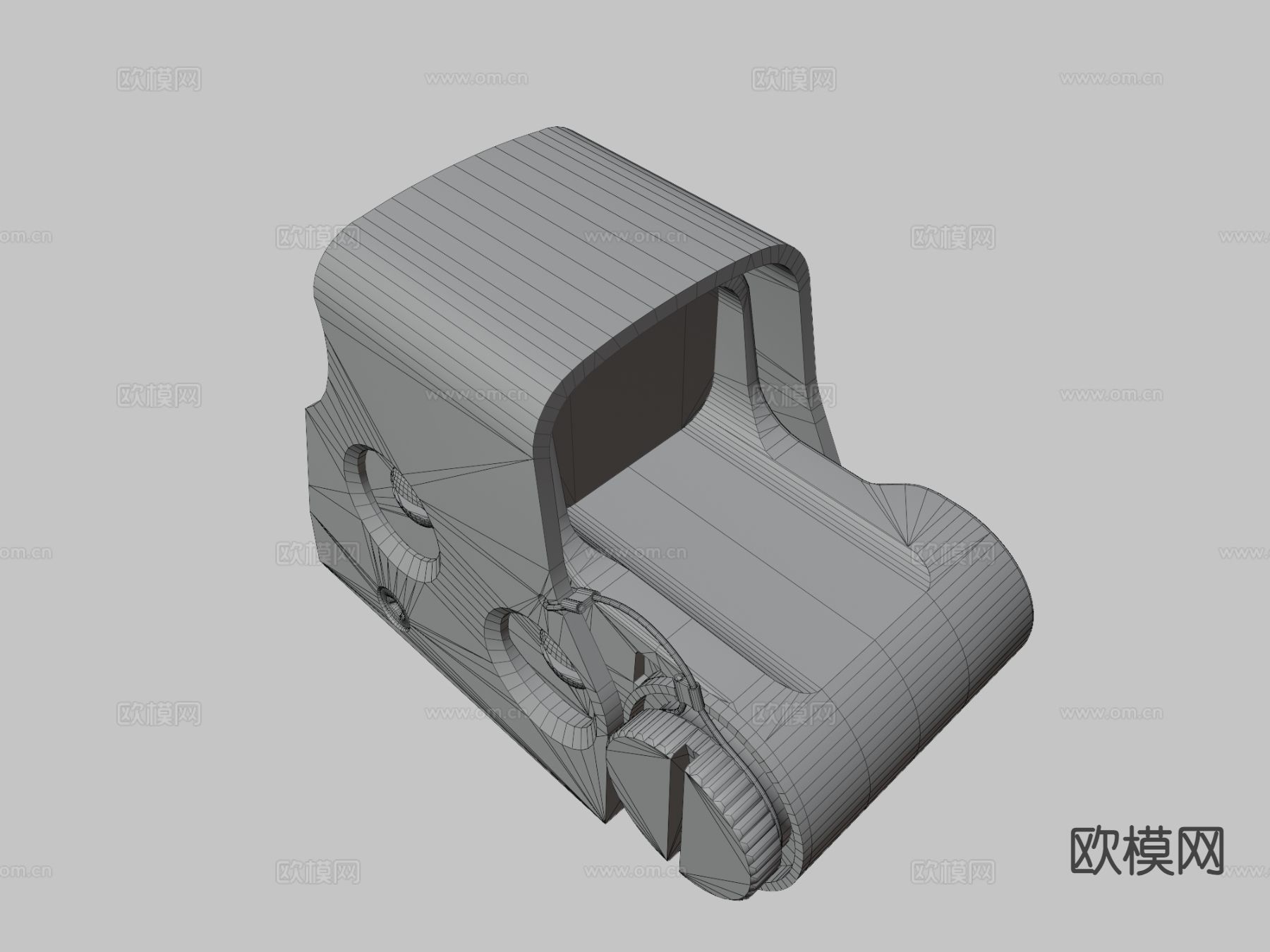 全息瞄准镜 红点su模型下载（渲染图3）