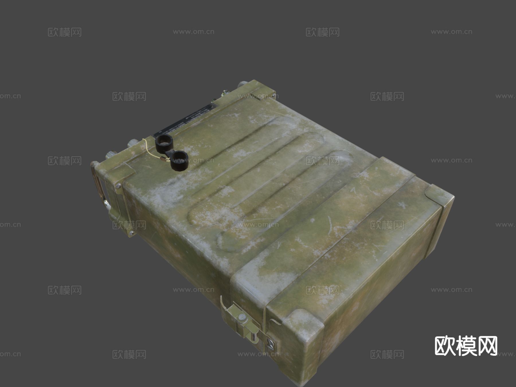 无线电 收发机 发报机su模型下载（渲染图4）