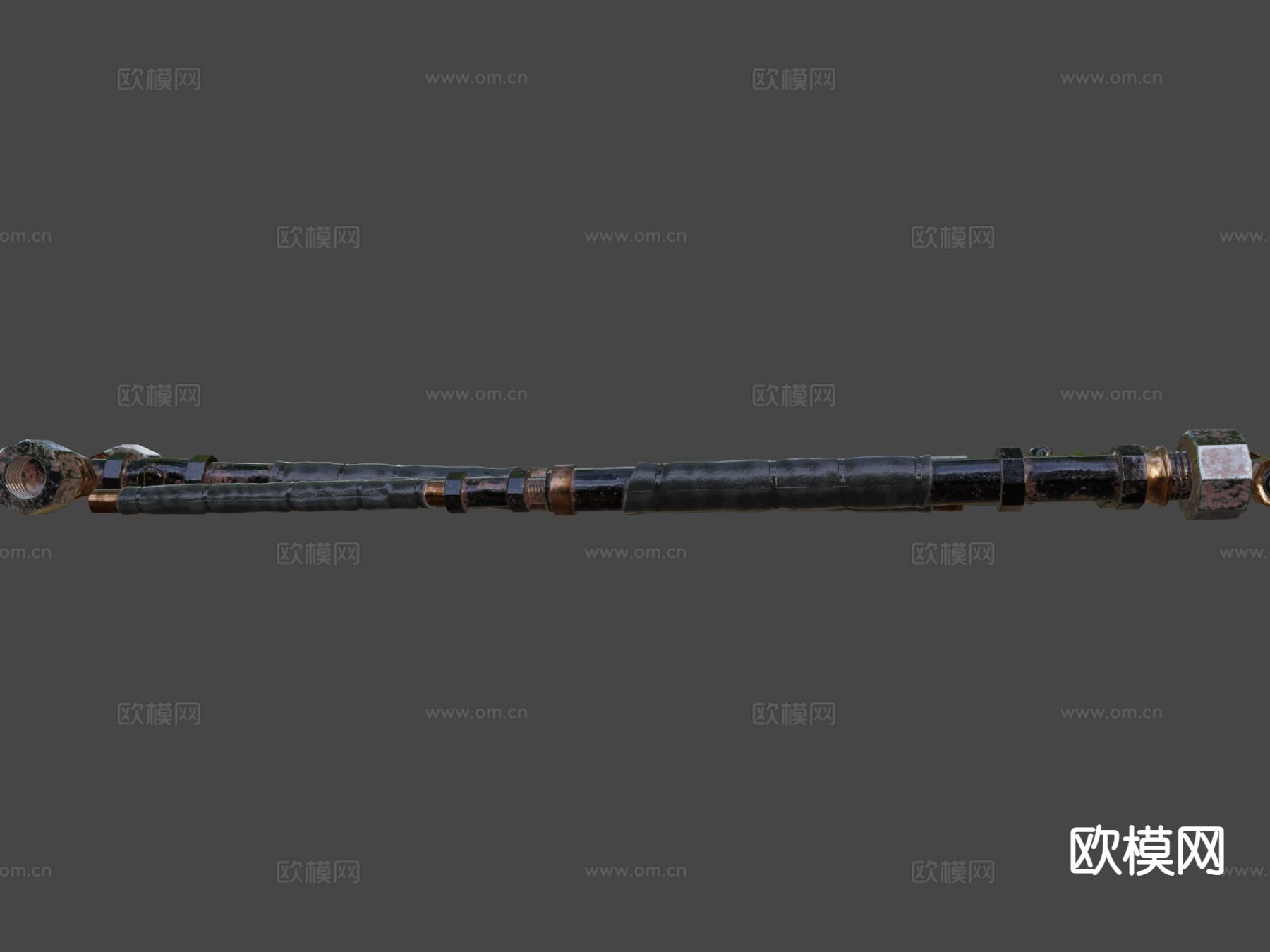 金属管武器 铁锤su模型下载（渲染图6）