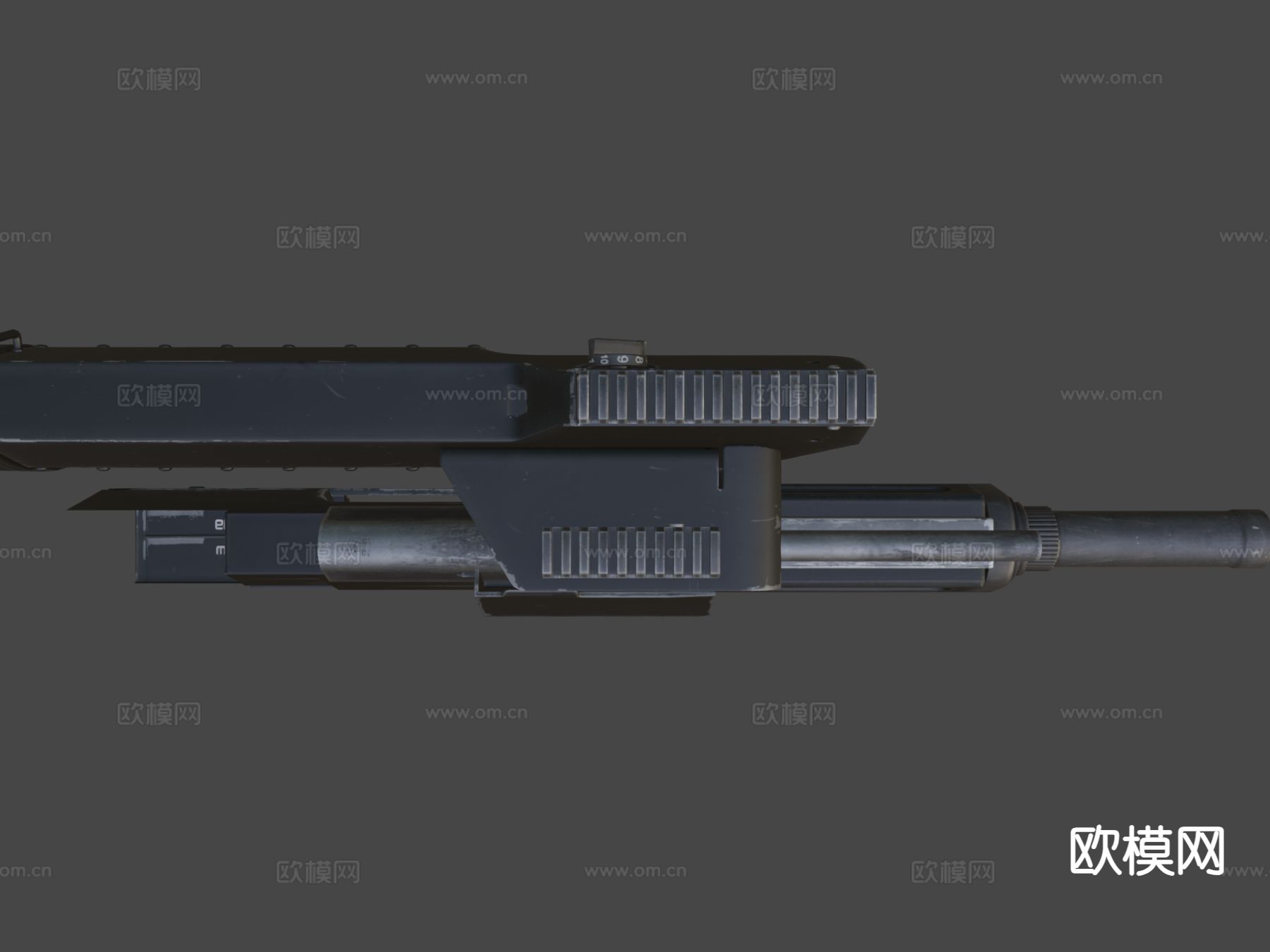 启示录武器-榴弹发射器su模型下载（渲染图6）