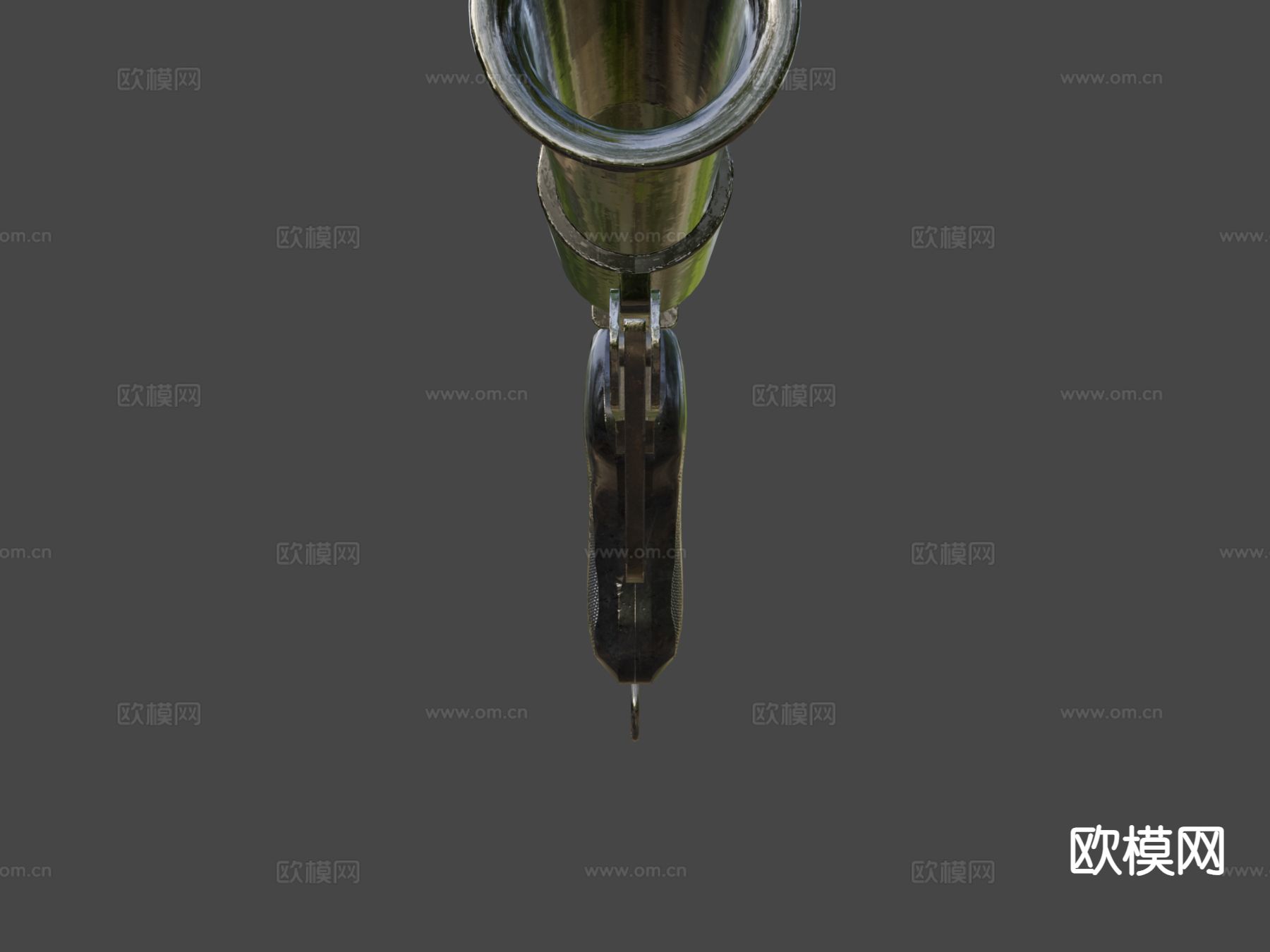 炮弹枪 枪支 枪械su模型下载（渲染图5）