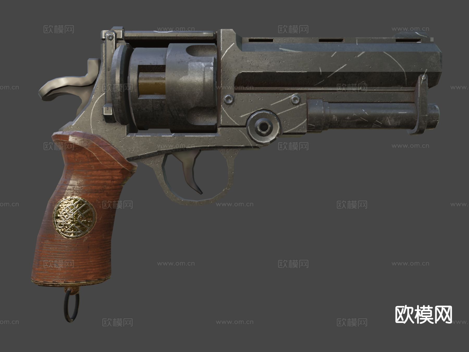 手枪 枪支 枪械su模型下载（渲染图7）