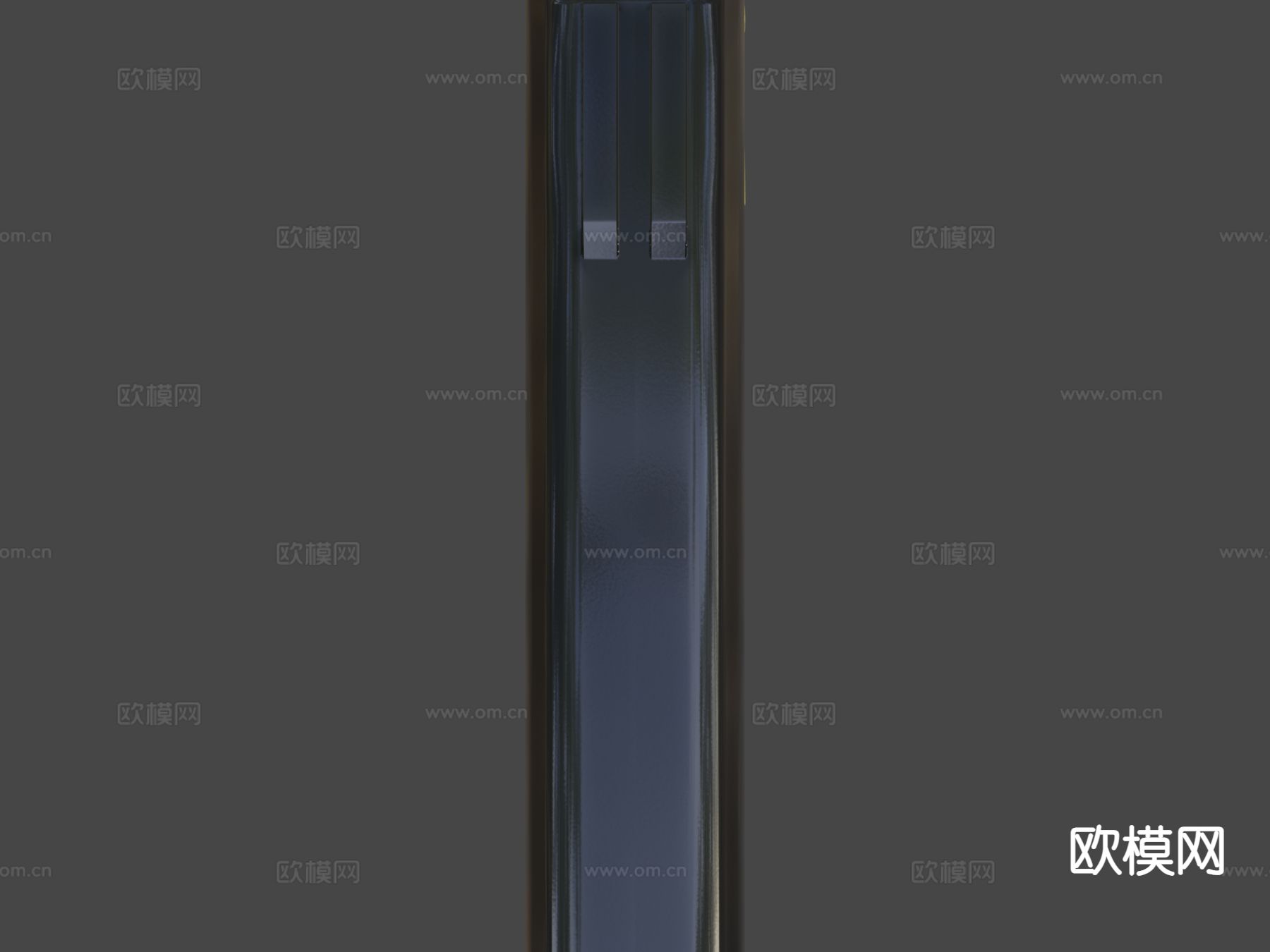 游戏手枪 科幻道具su模型下载（渲染图4）