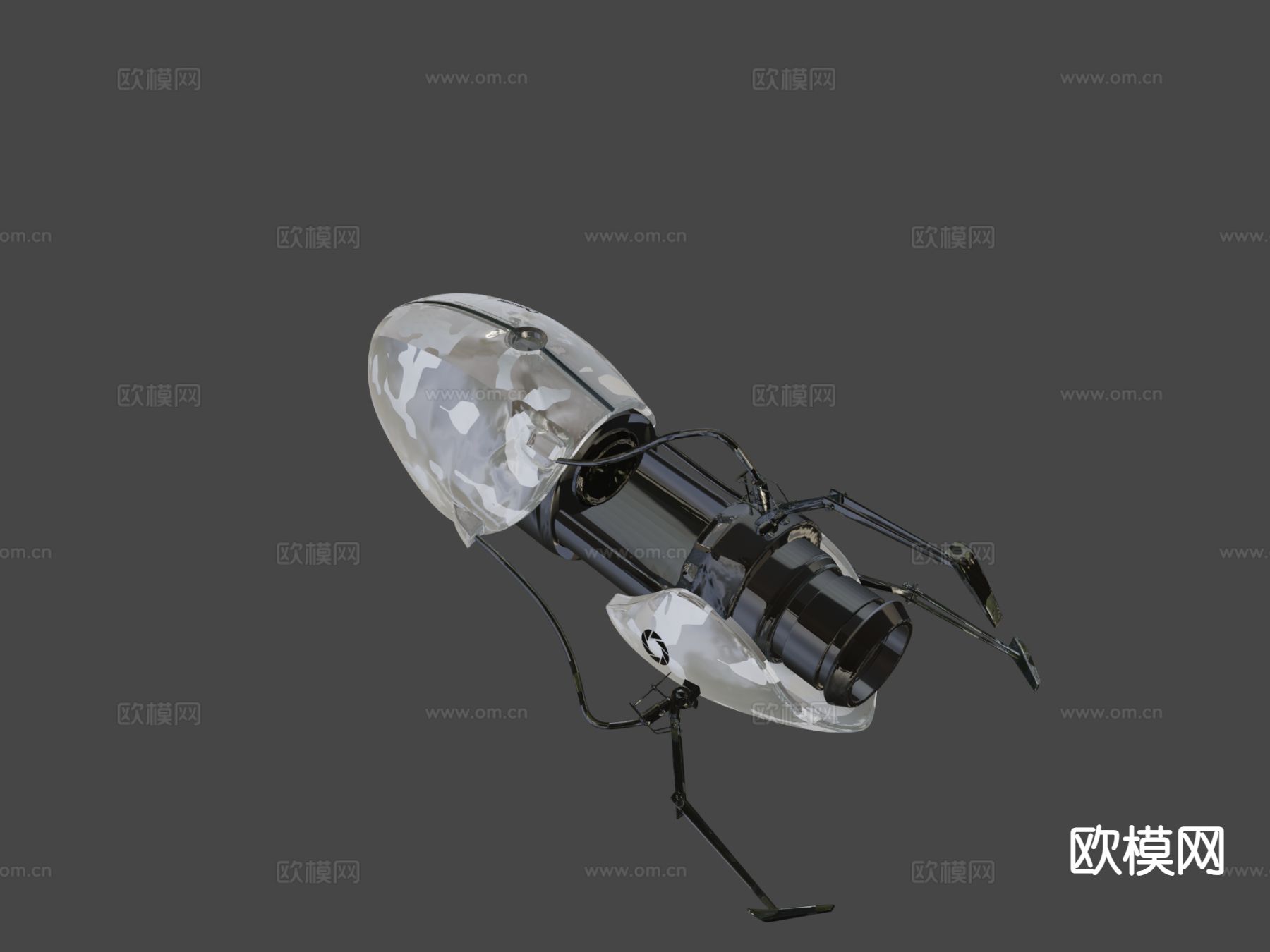 科幻传送门 工业设备su模型下载（渲染图7）