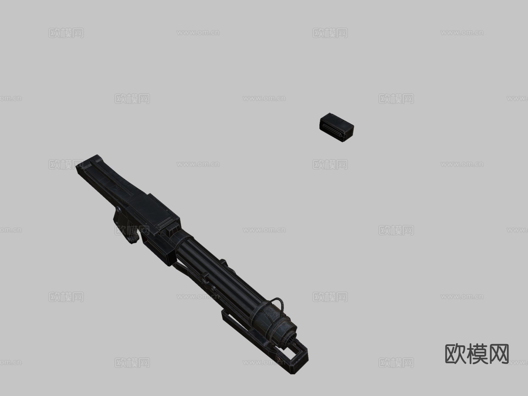 DC-15s 爆破枪 枪支 枪械su模型下载（渲染图1）
