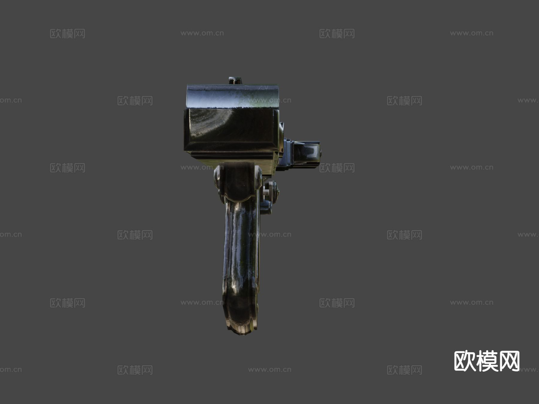 科幻枪su模型下载（渲染图5）