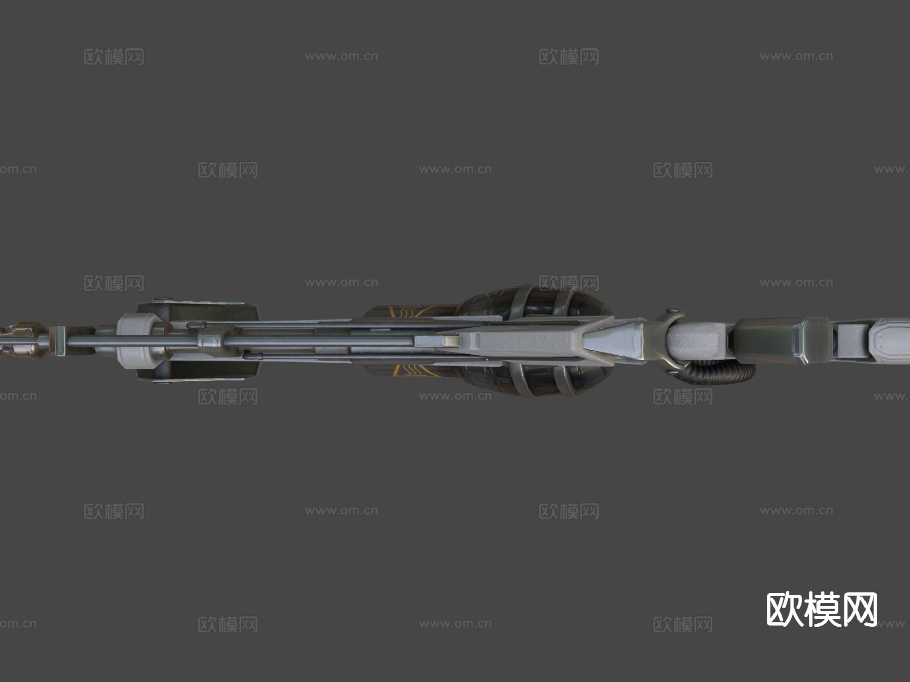 火焰喷射器 火枪su模型下载（渲染图6）