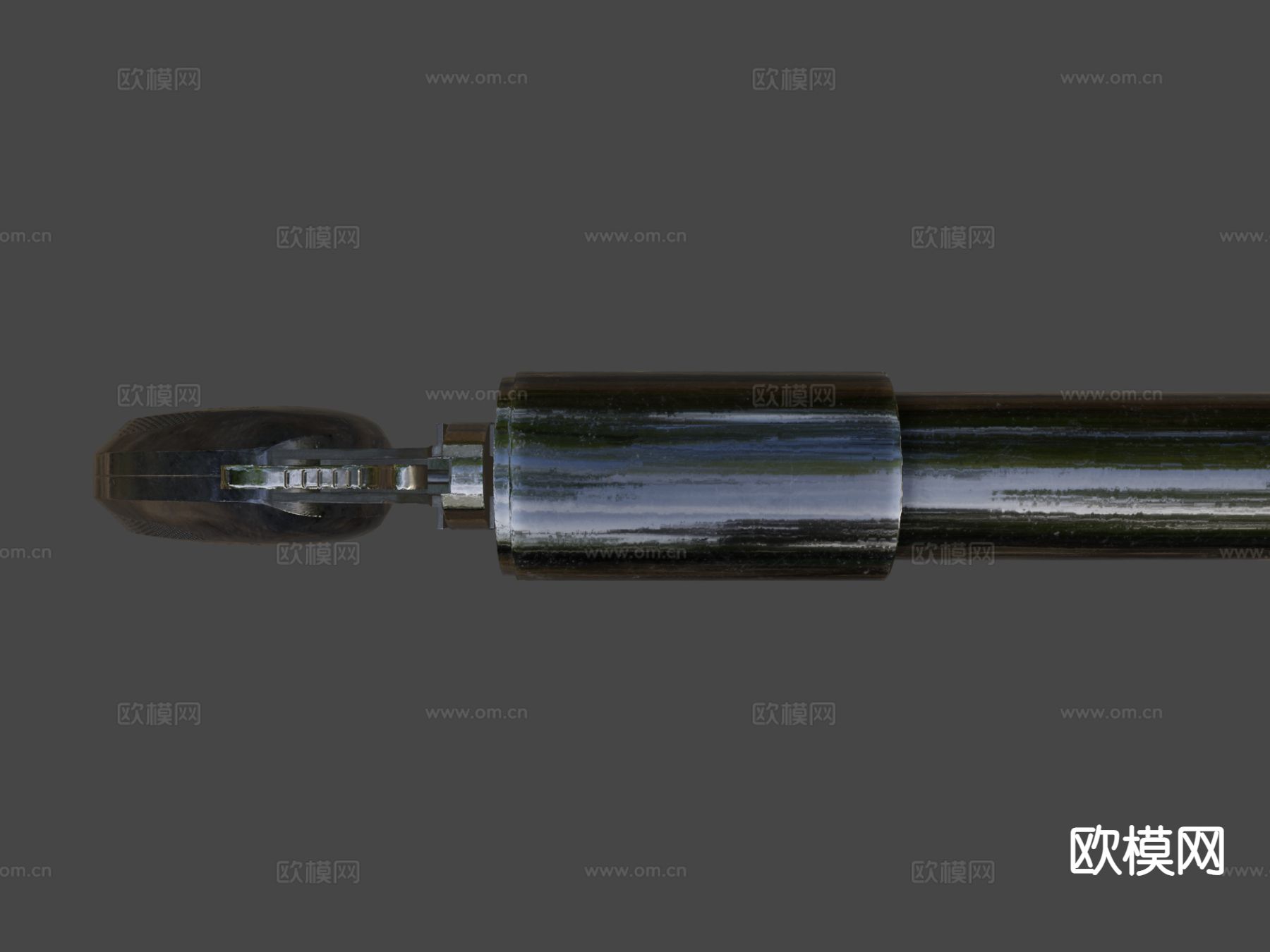 炮弹枪 枪支 枪械su模型下载（渲染图6）