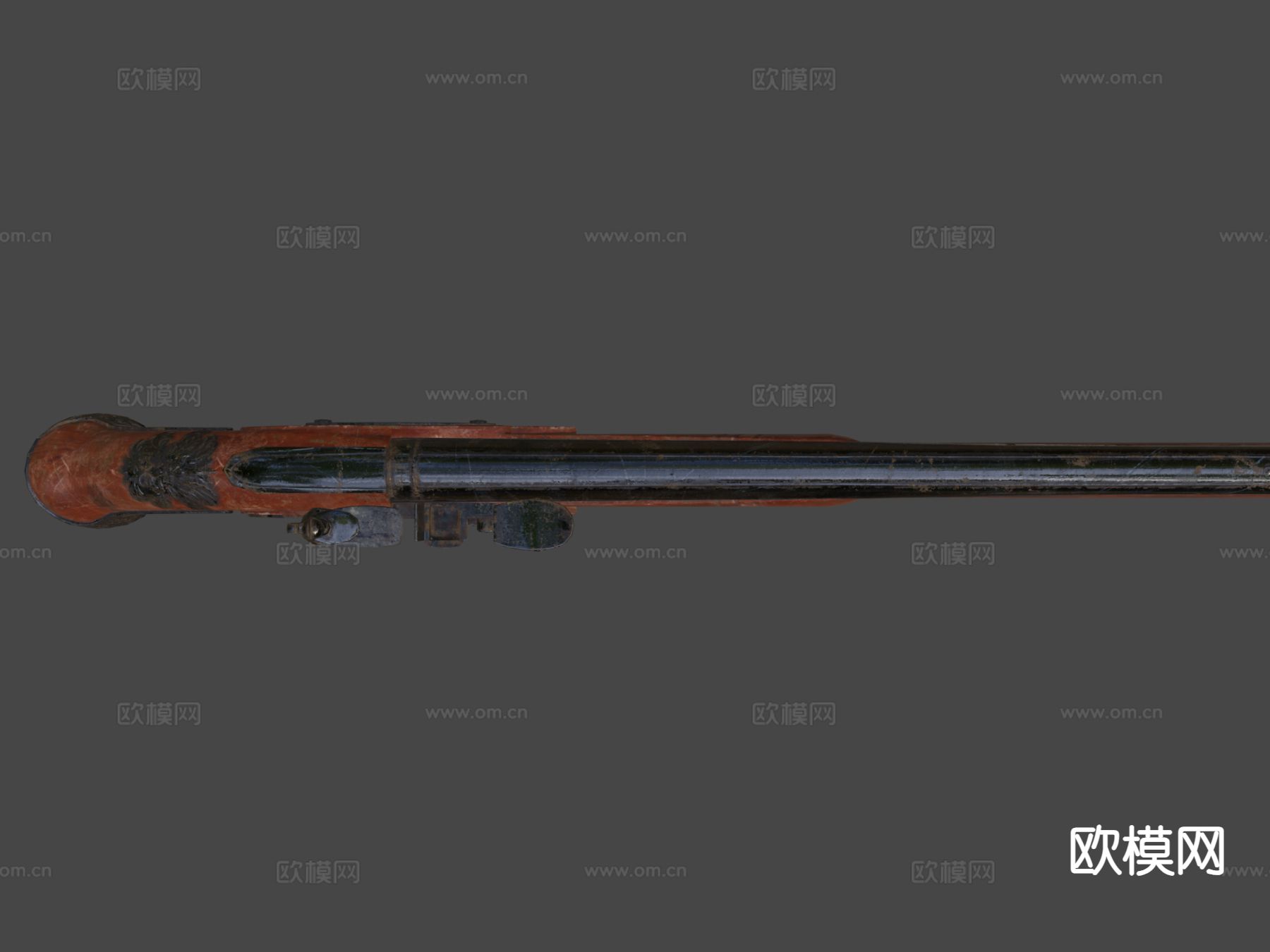 短枪 枪支 枪械su模型下载（渲染图5）