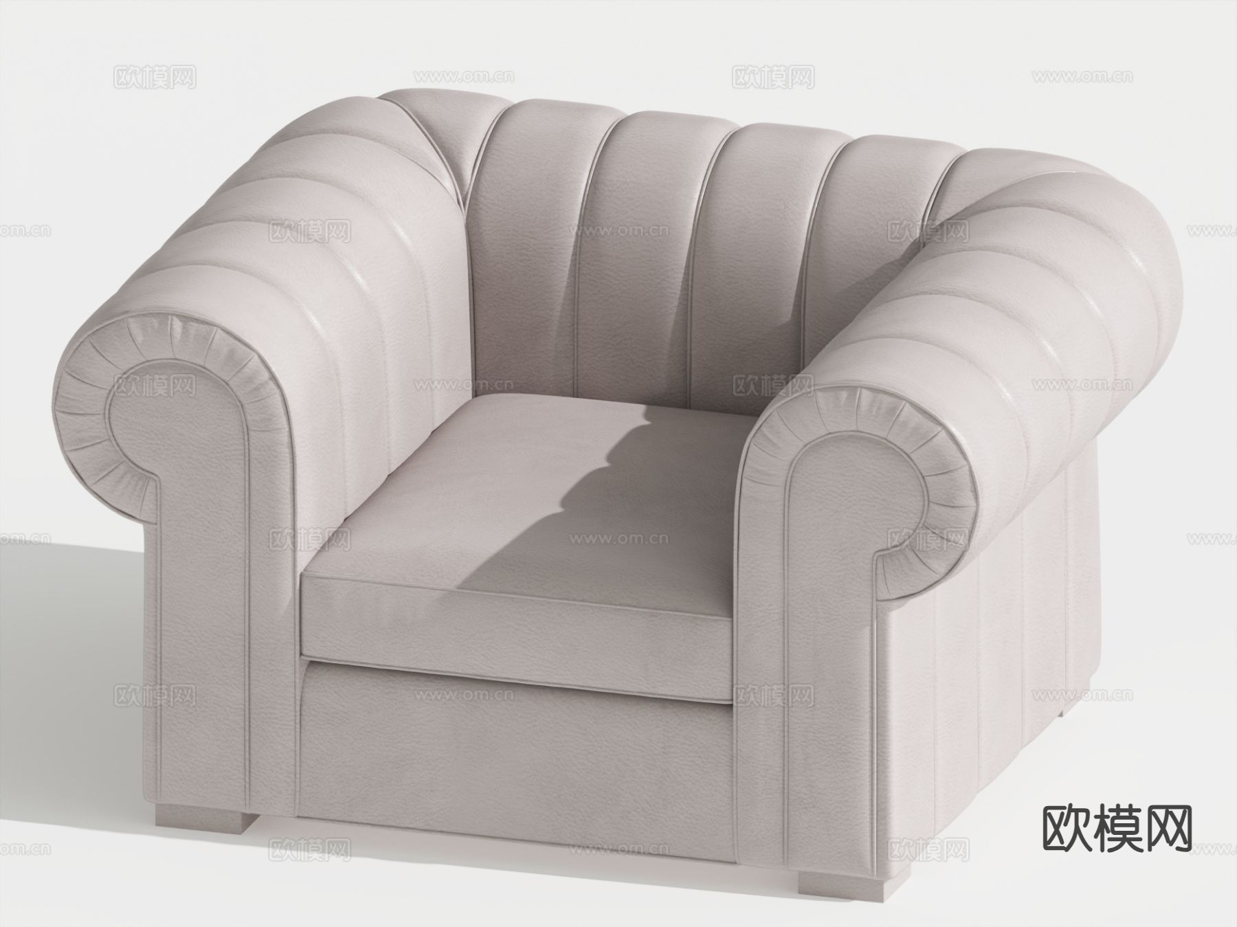 现代单人沙发 休闲沙发3d模型下载