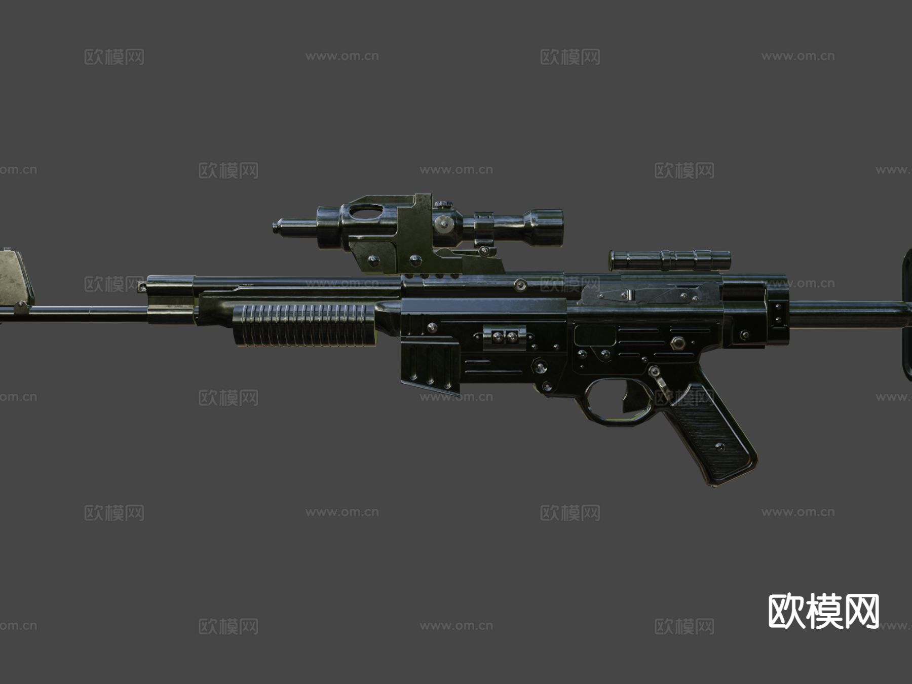 A280长程爆能步枪su模型下载（渲染图7）