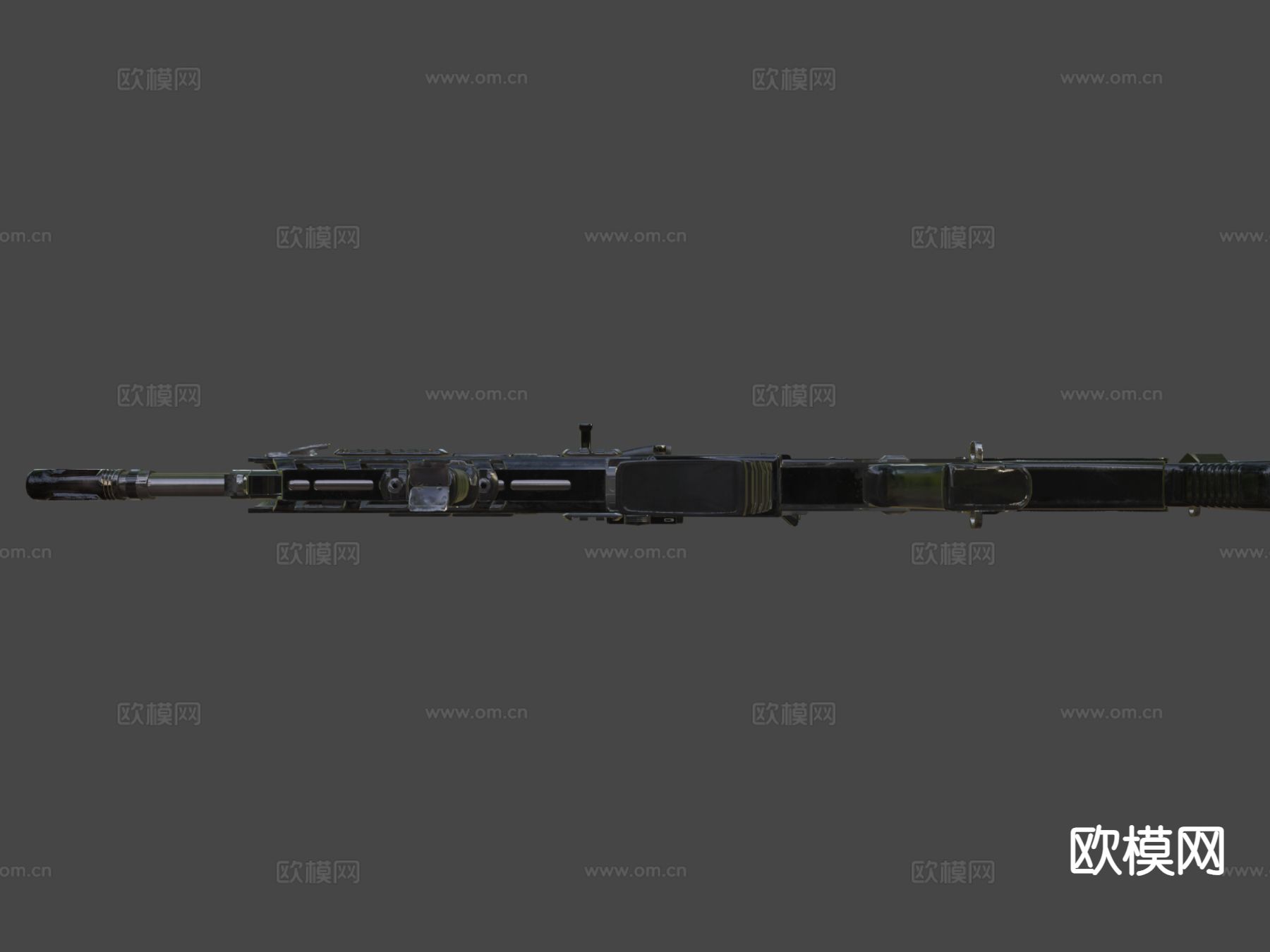 自动步枪 枪支 枪械su模型下载（渲染图6）