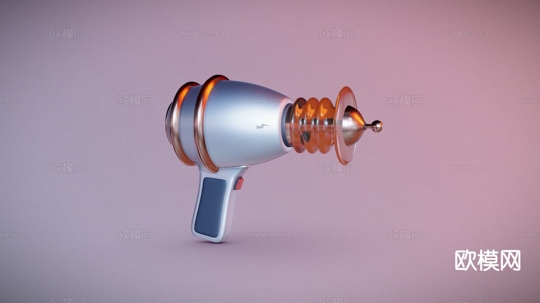 太空枪su模型下载（渲染图2）