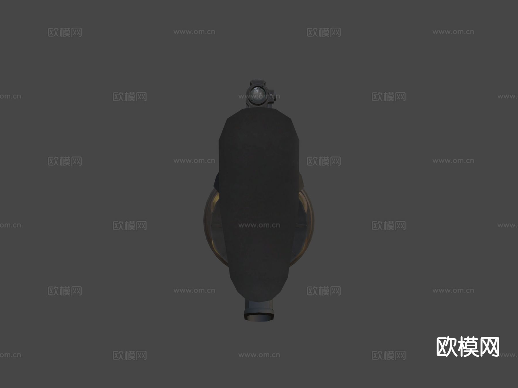 榴弹发射器 武器su模型下载（渲染图6）