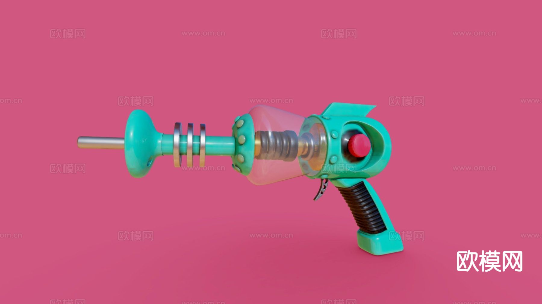 复古未来激光枪su模型下载（渲染图2）