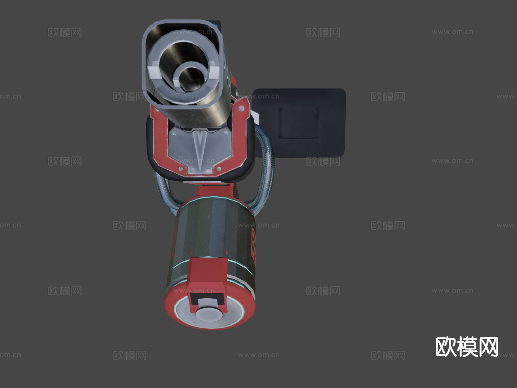 科幻枪 枪支 枪械su模型下载（渲染图5）