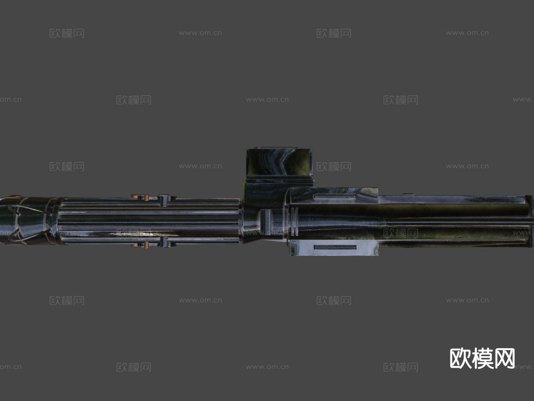 科幻枪su模型下载（渲染图6）