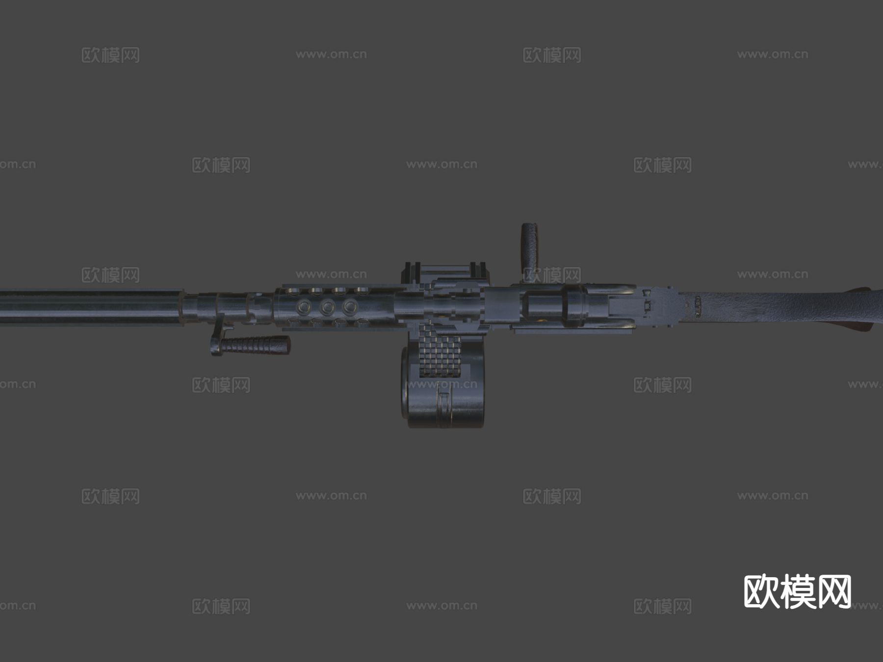机枪 枪支 枪械su模型下载（渲染图5）