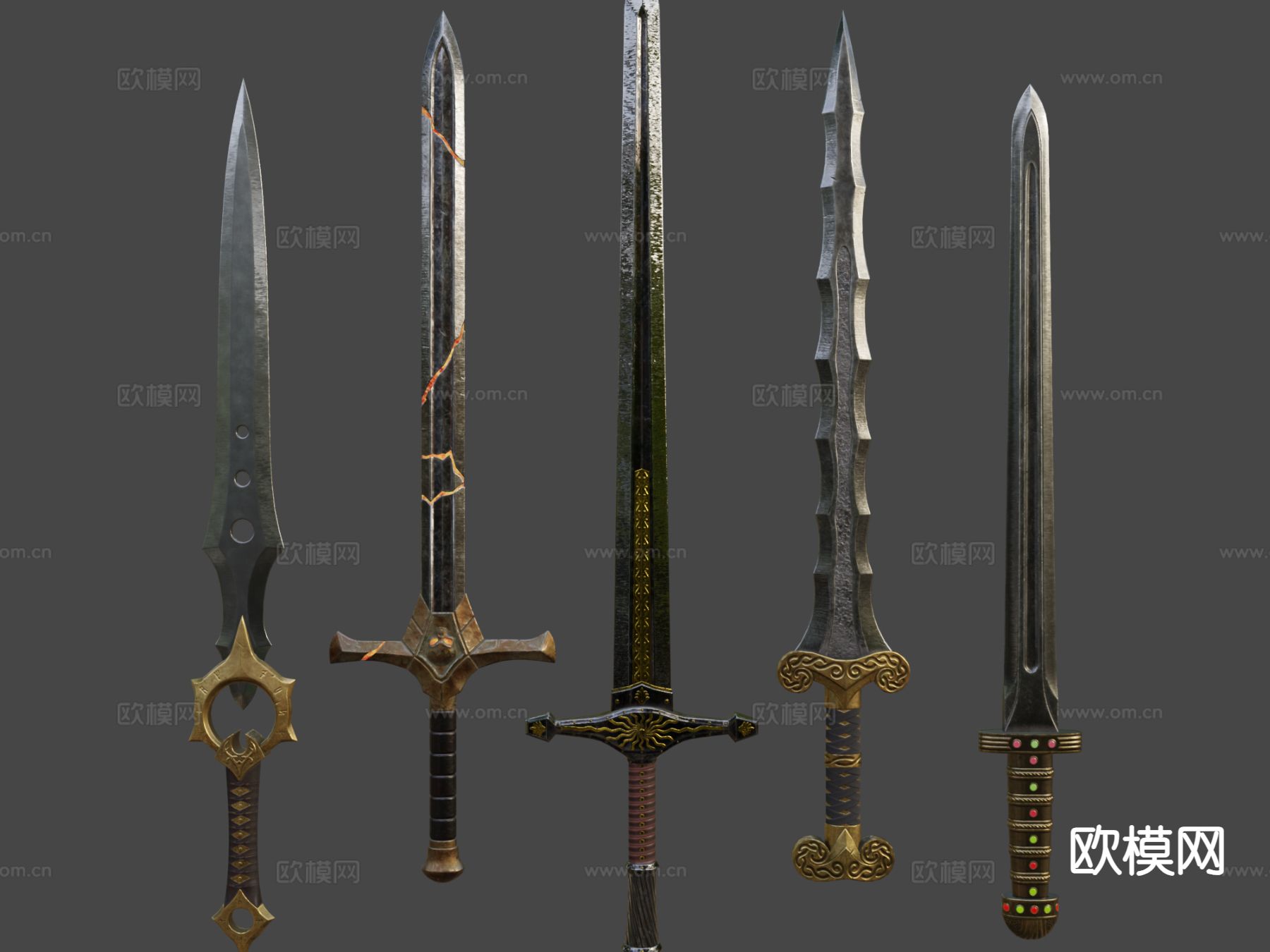 剑系列su模型下载（渲染图7）