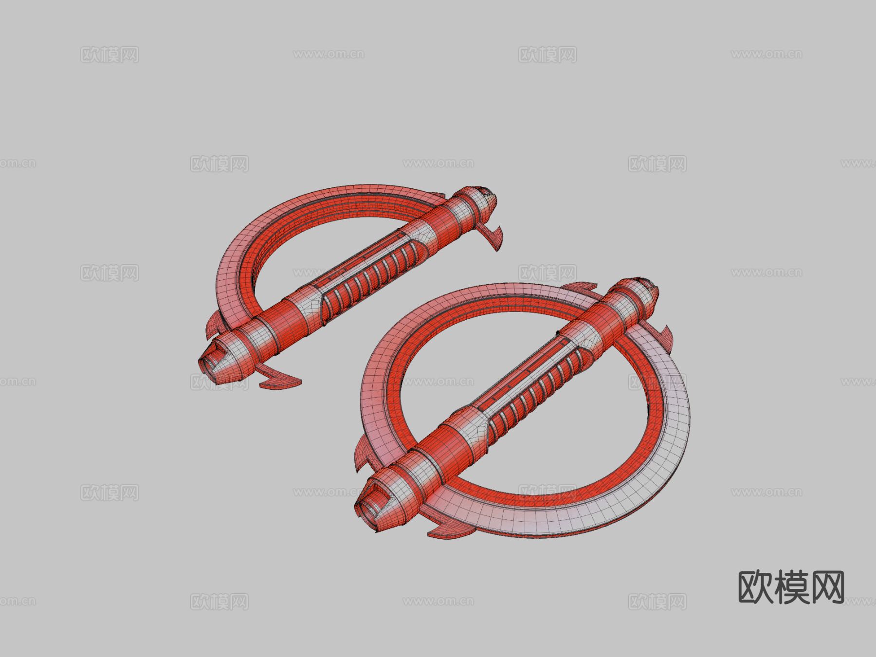 宗教光剑 游戏道具su模型下载（渲染图1）