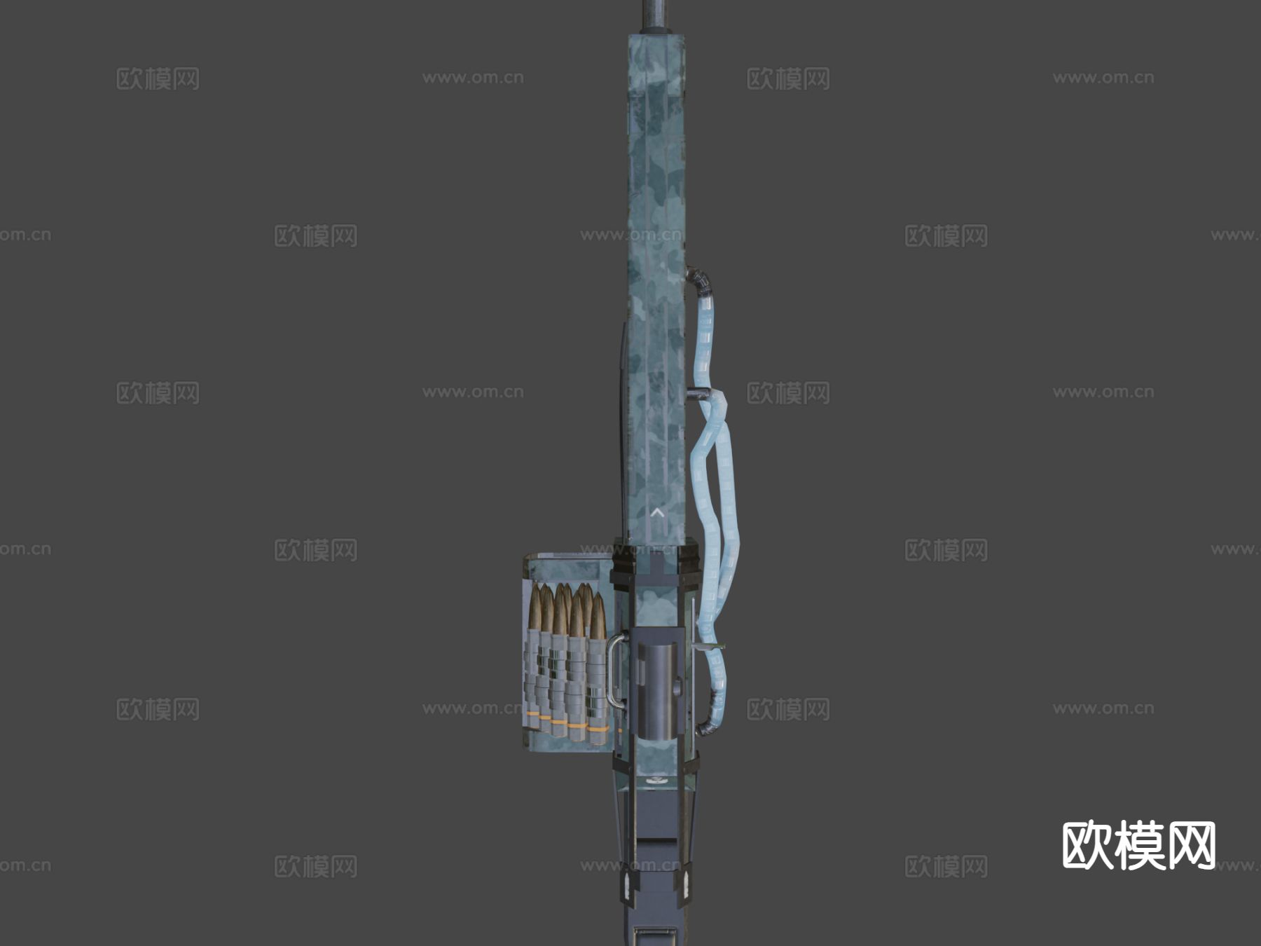 轻机枪 枪支 枪械su模型下载（渲染图5）