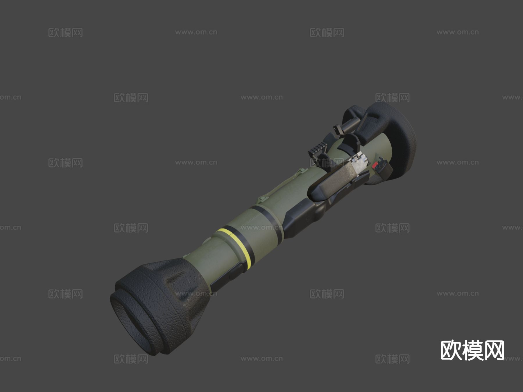 轻型反坦克武器su模型下载（渲染图4）