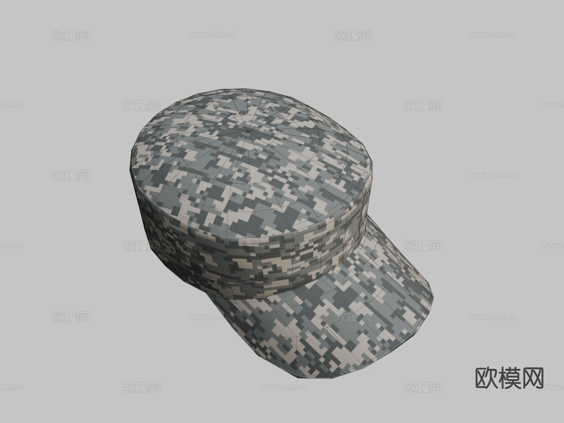 巡逻帽su模型下载（渲染图2）