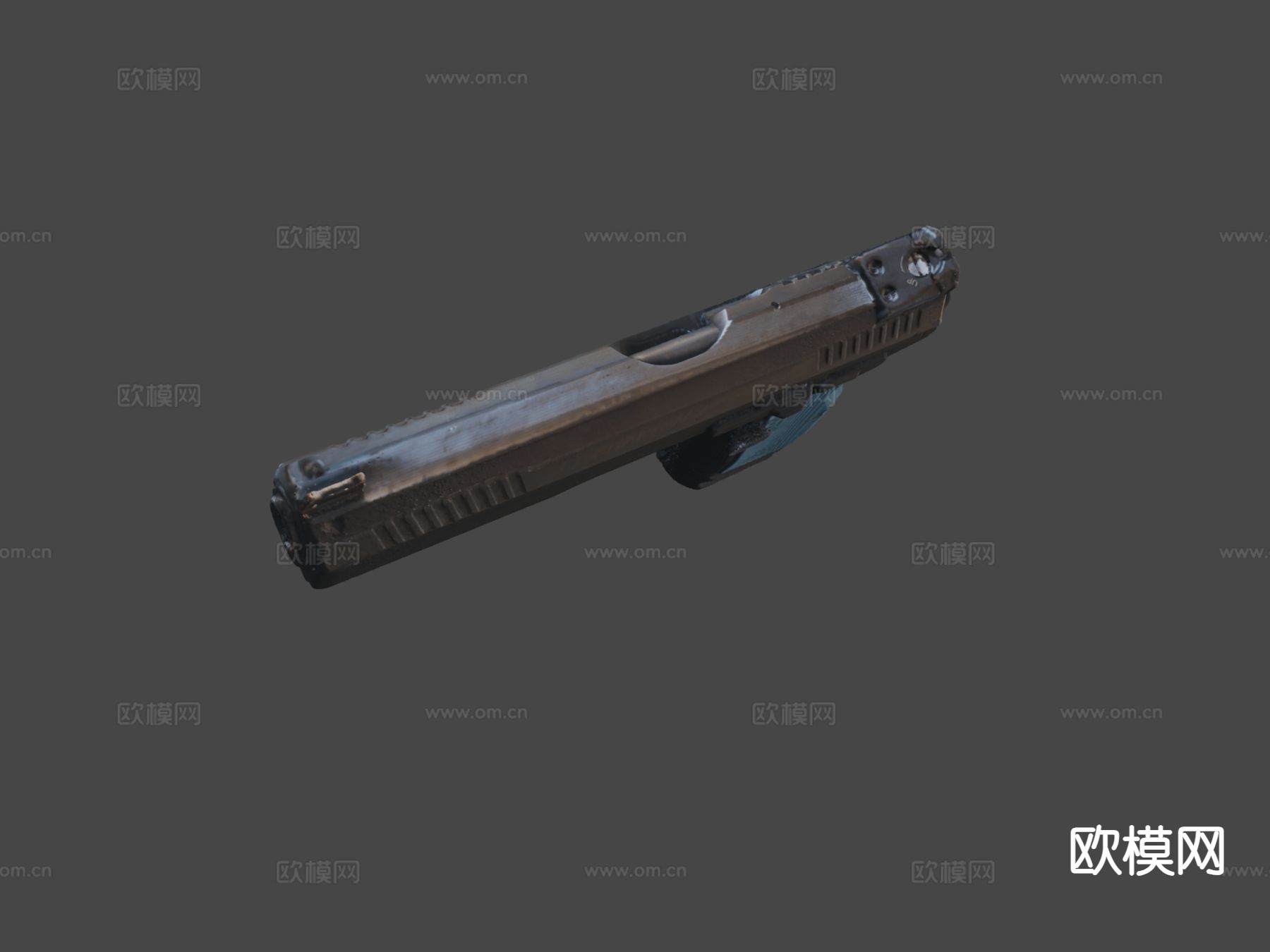 手枪 枪支 枪械su模型下载（渲染图6）