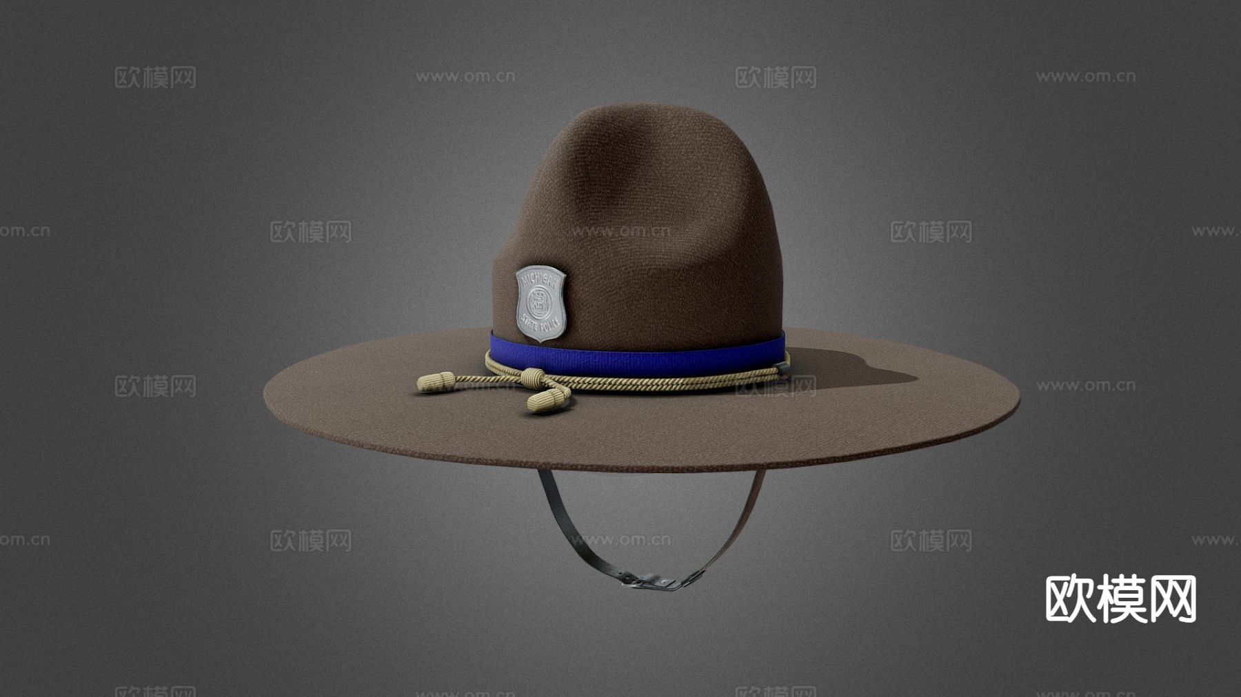 帽子 遮阳帽 帆布帽su模型下载（渲染图2）