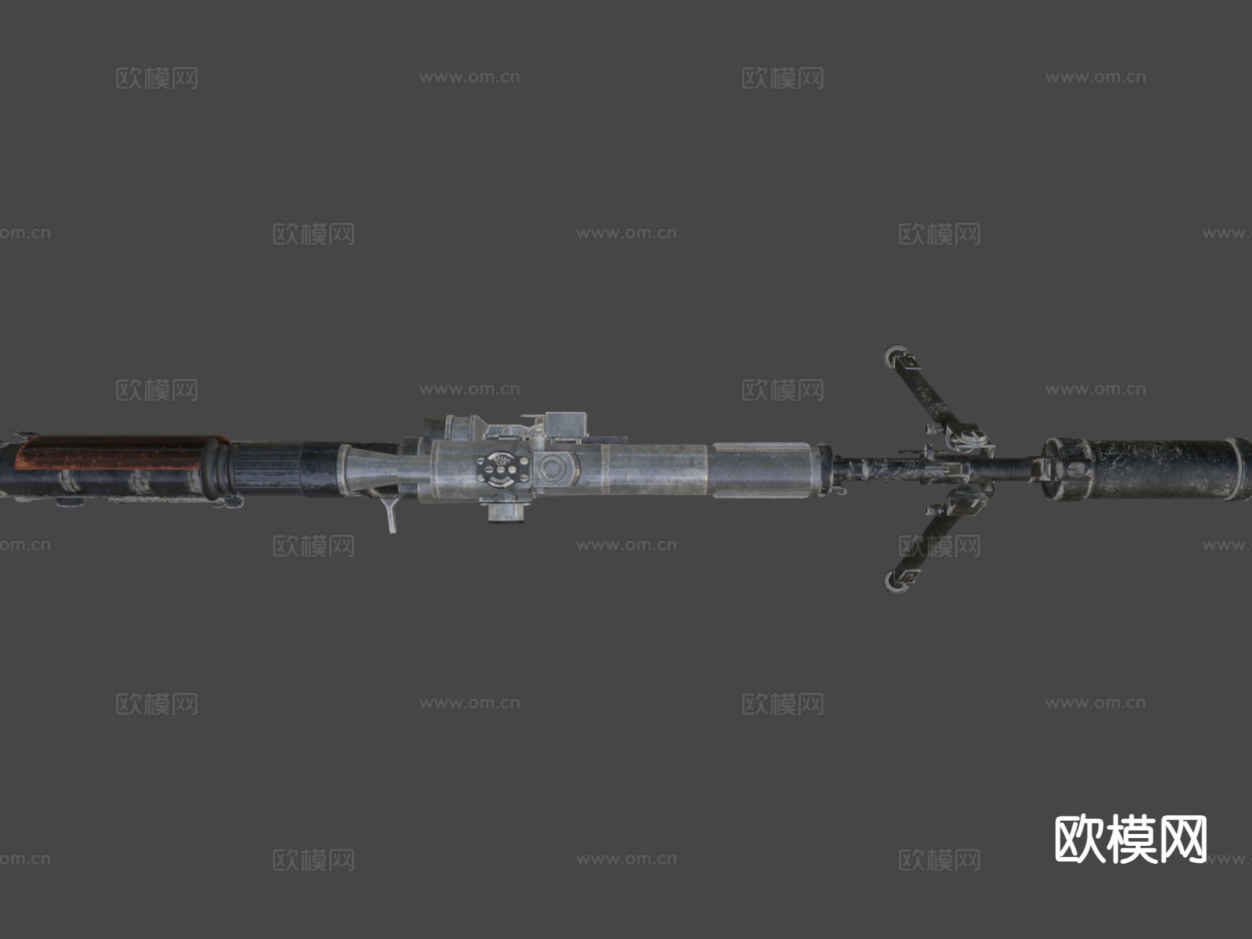 轻机枪 枪支 枪械su模型下载（渲染图4）