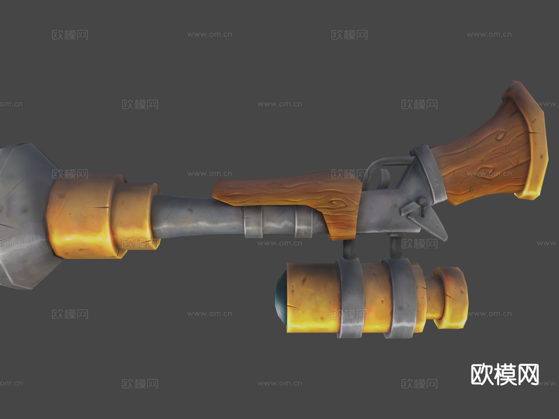 火铳-雷枪su模型下载（渲染图7）