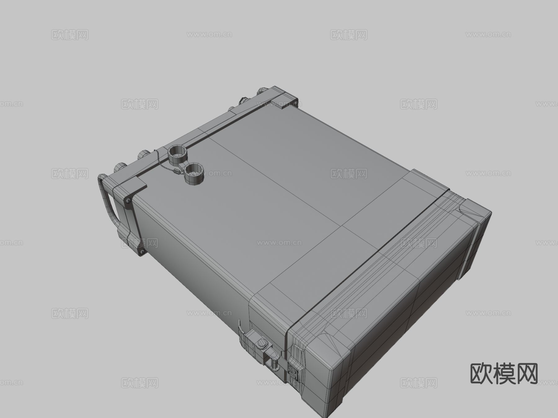 无线电 收发机 发报机su模型下载（渲染图3）