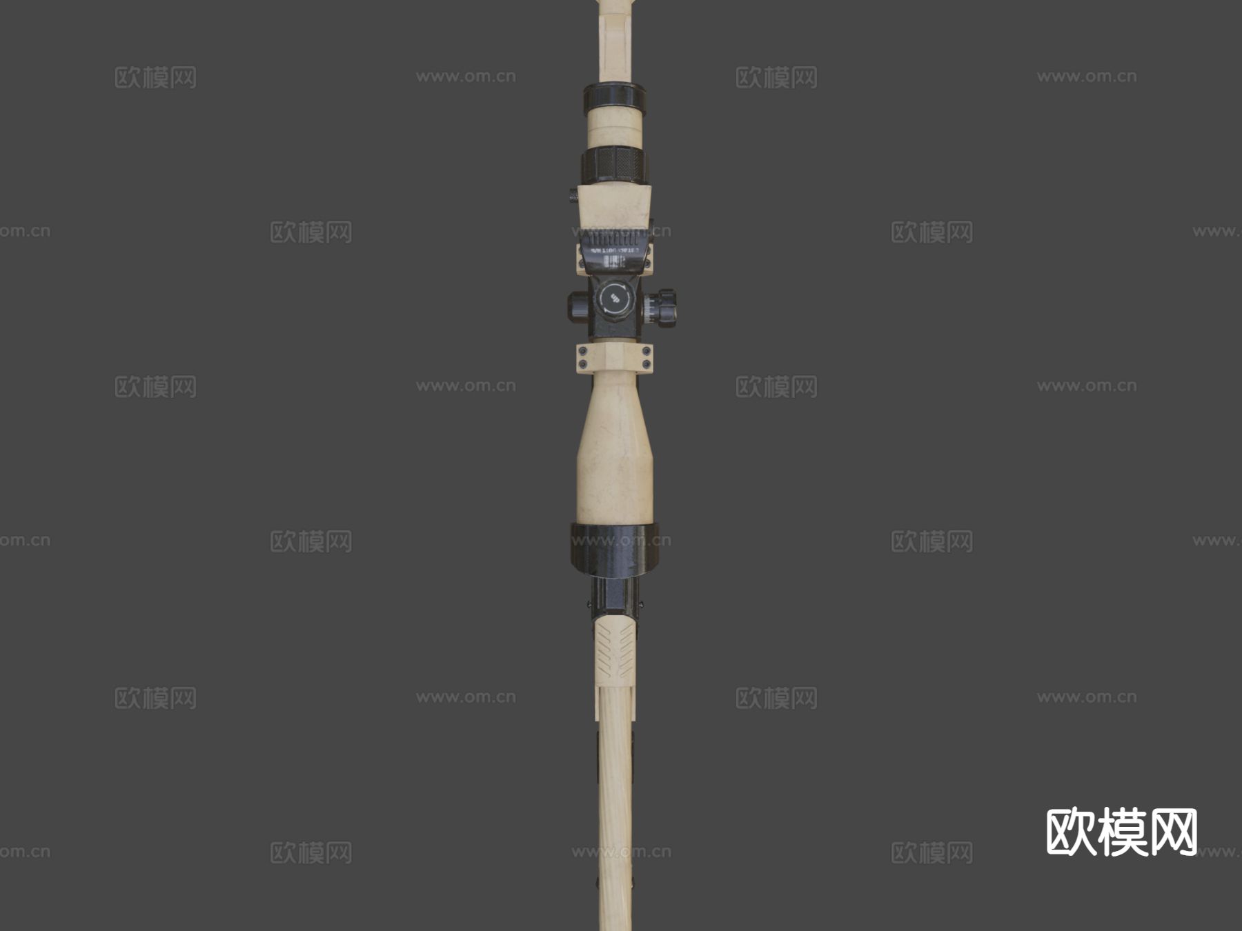 MK-Tac95 狙击步枪 枪支 枪械su模型下载（渲染图7）