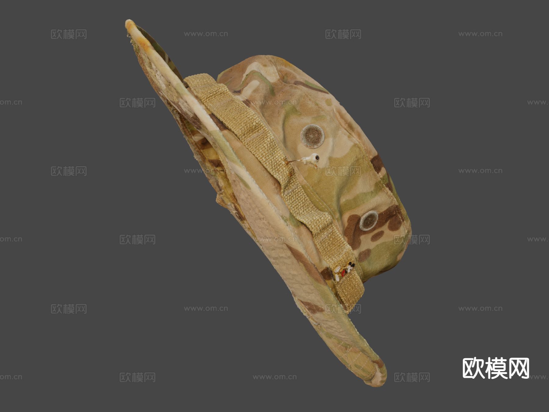 帽子 迷彩帽 渔夫帽su模型下载（渲染图7）