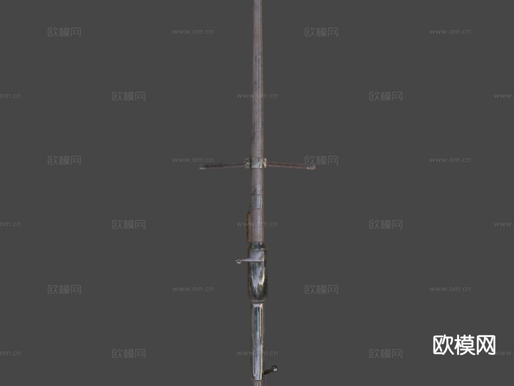 反坦克步枪su模型下载（渲染图7）