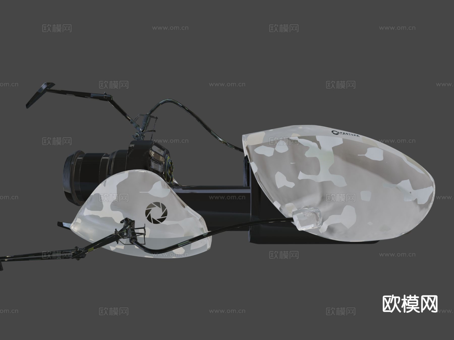 科幻传送门 工业设备su模型下载（渲染图6）