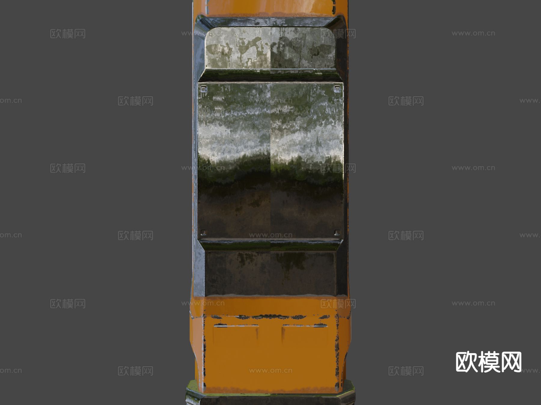 科幻工业门 游戏刀具su模型下载（渲染图6）