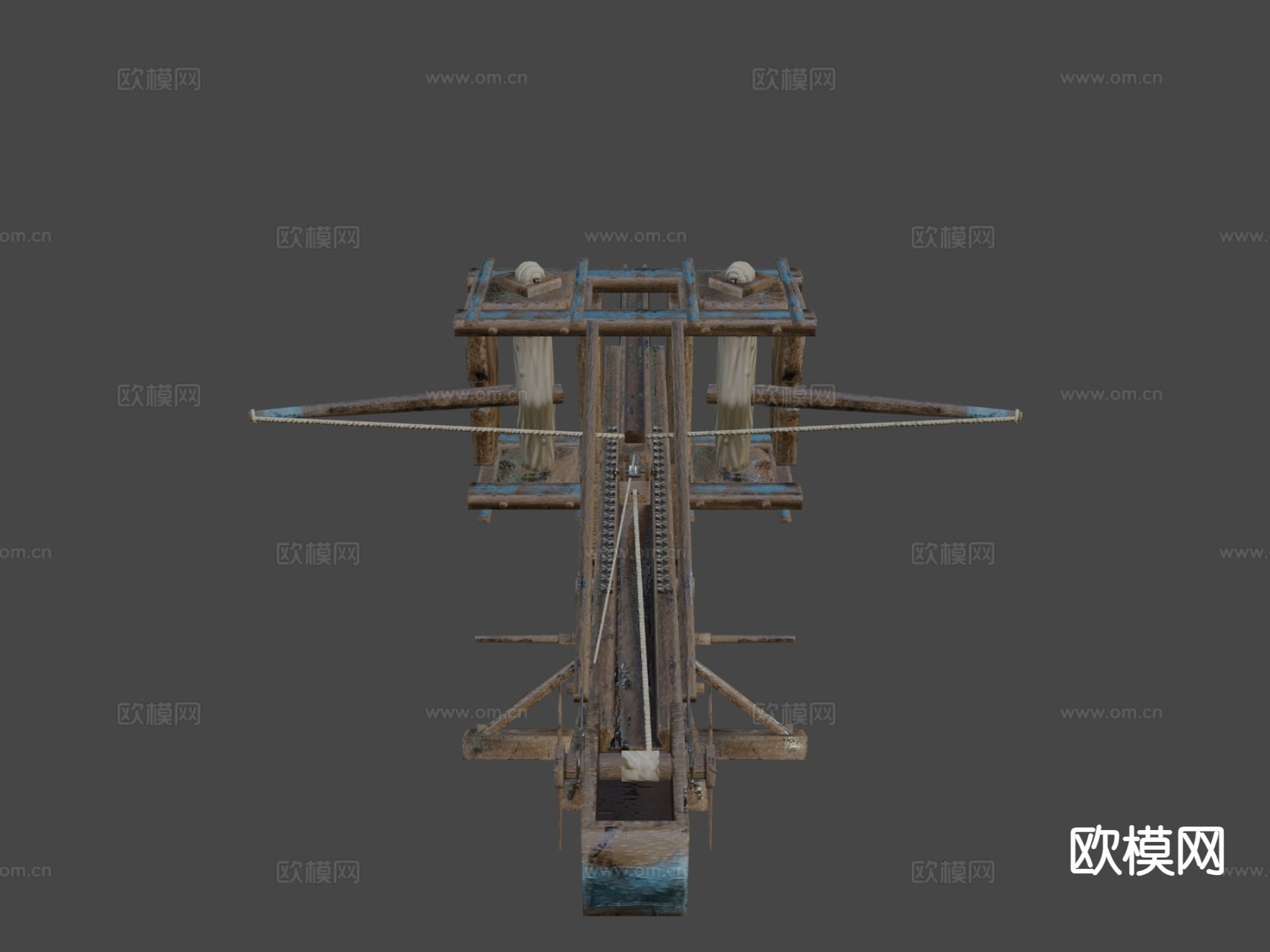 投石机 攻城车su模型下载（渲染图5）