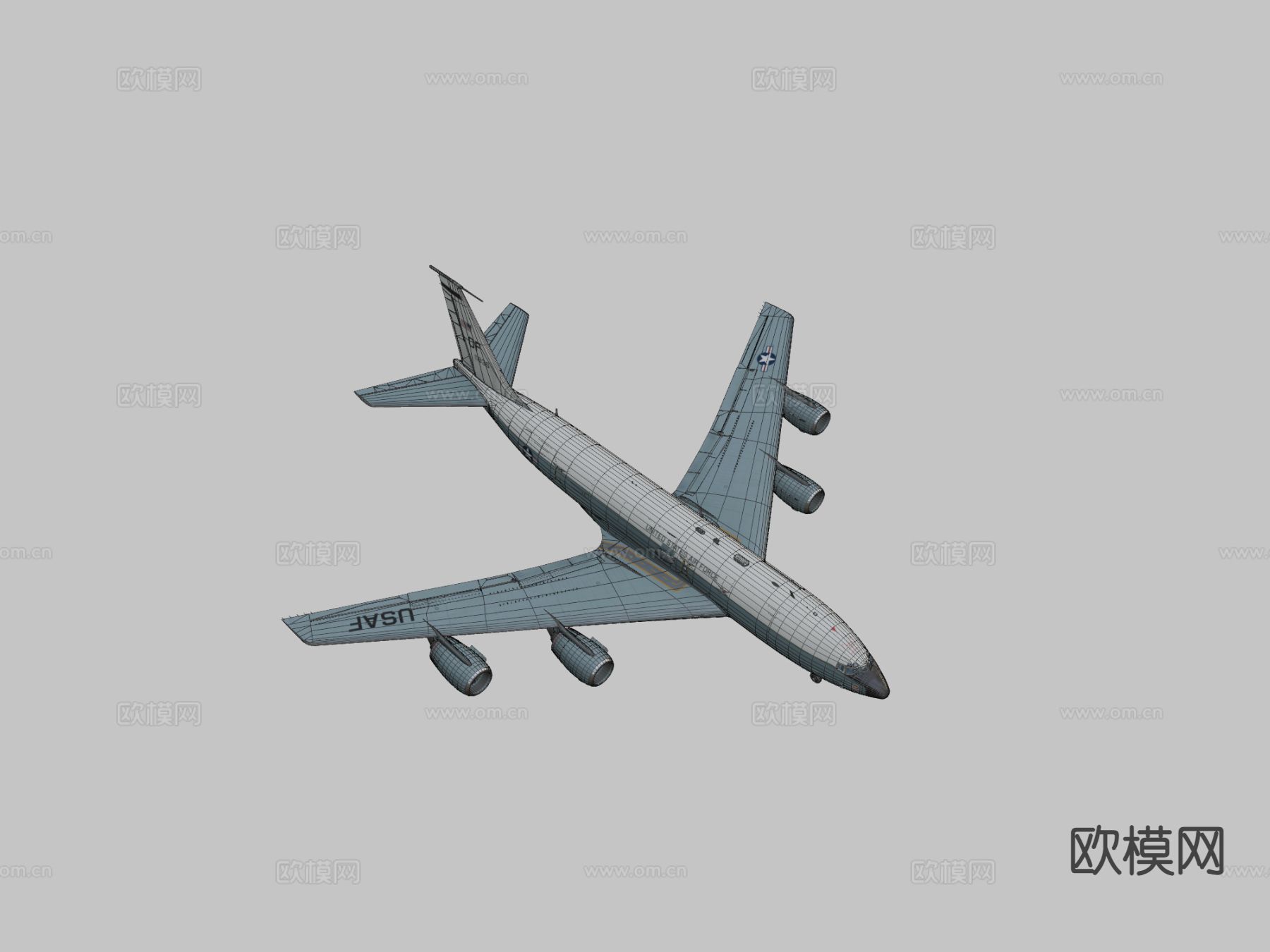 飞机 客机su模型下载（渲染图1）