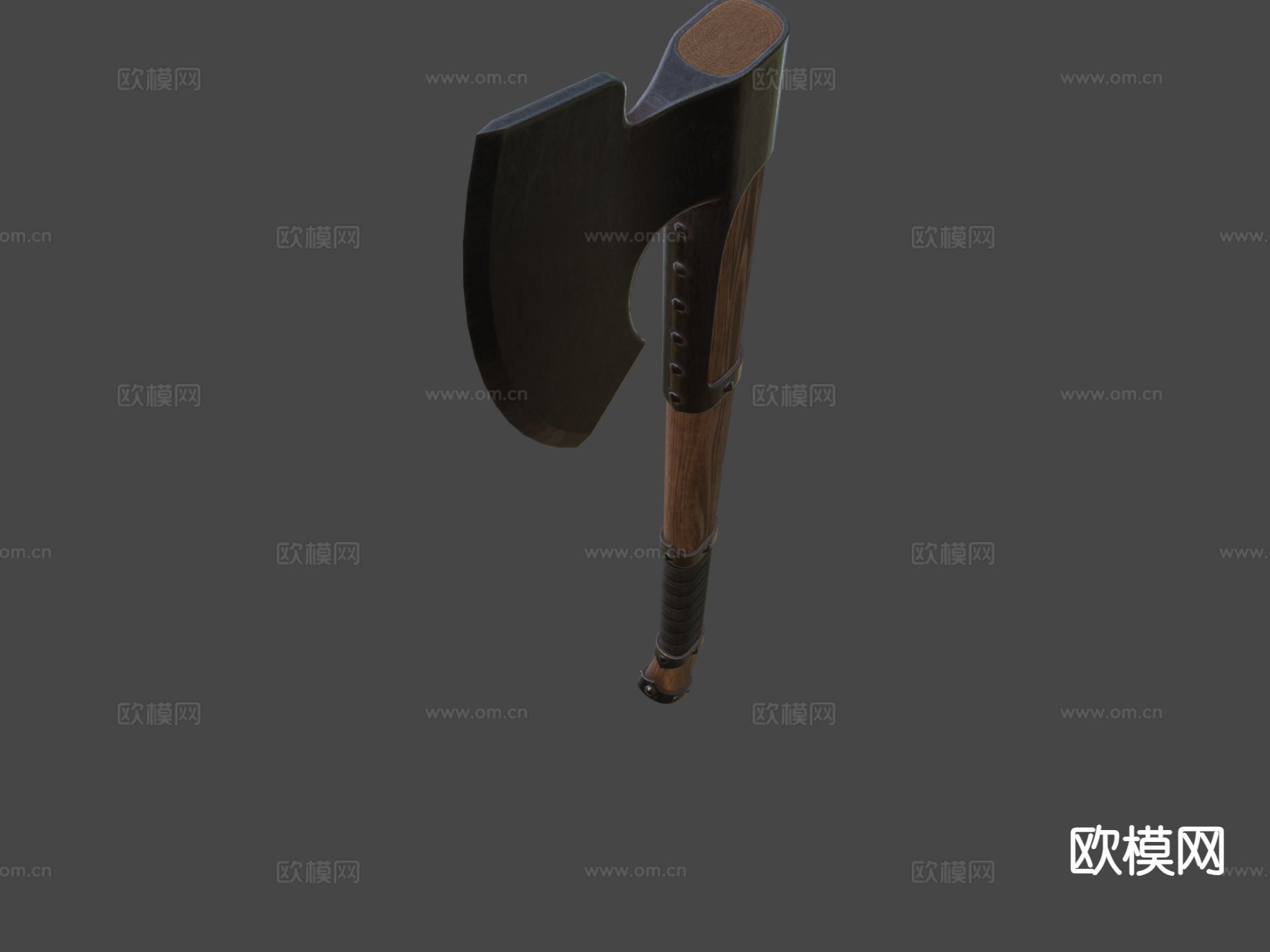 中世纪斧su模型下载（渲染图7）