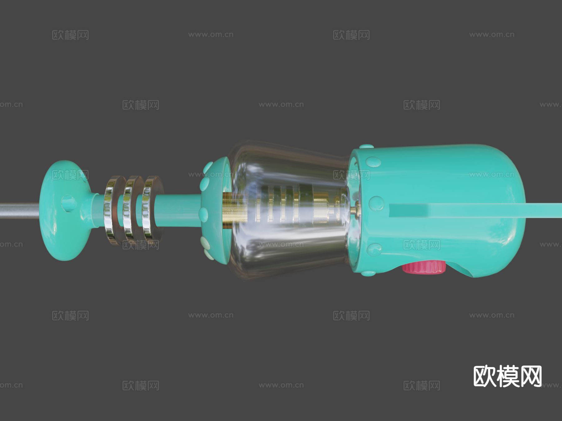 复古未来激光枪su模型下载（渲染图7）