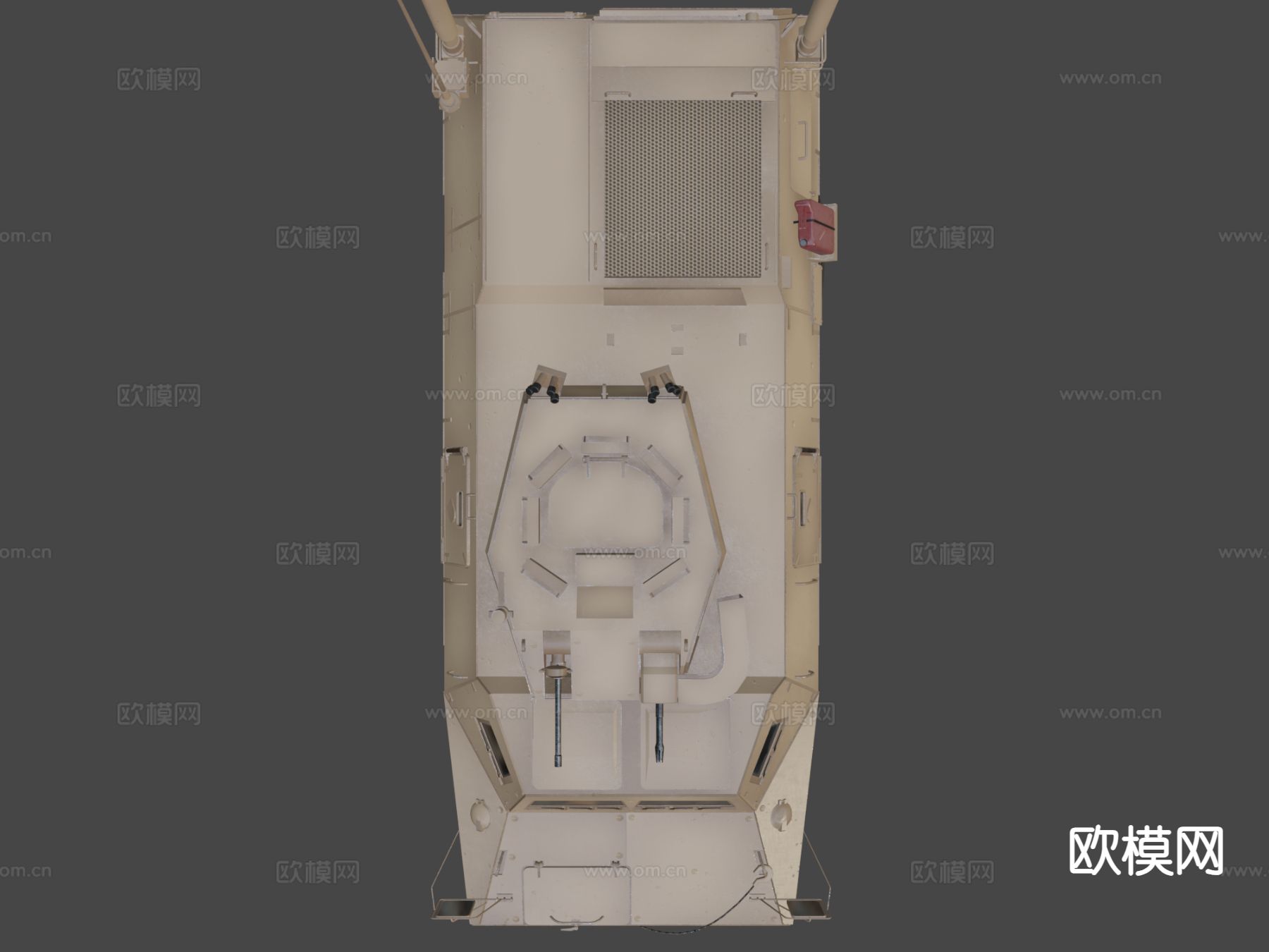 守护者装甲安全车su模型下载（渲染图5）