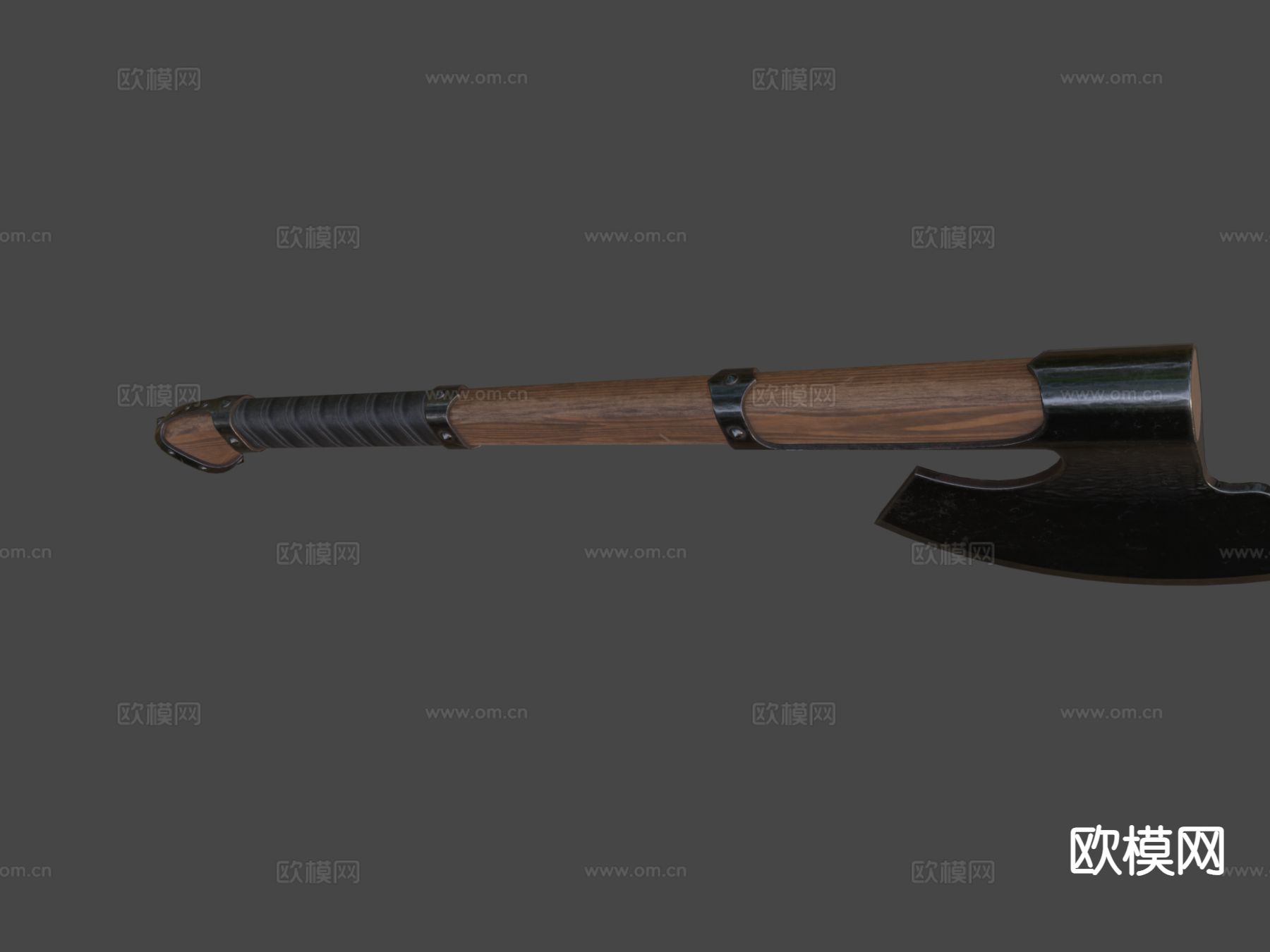 中世纪斧su模型下载（渲染图5）