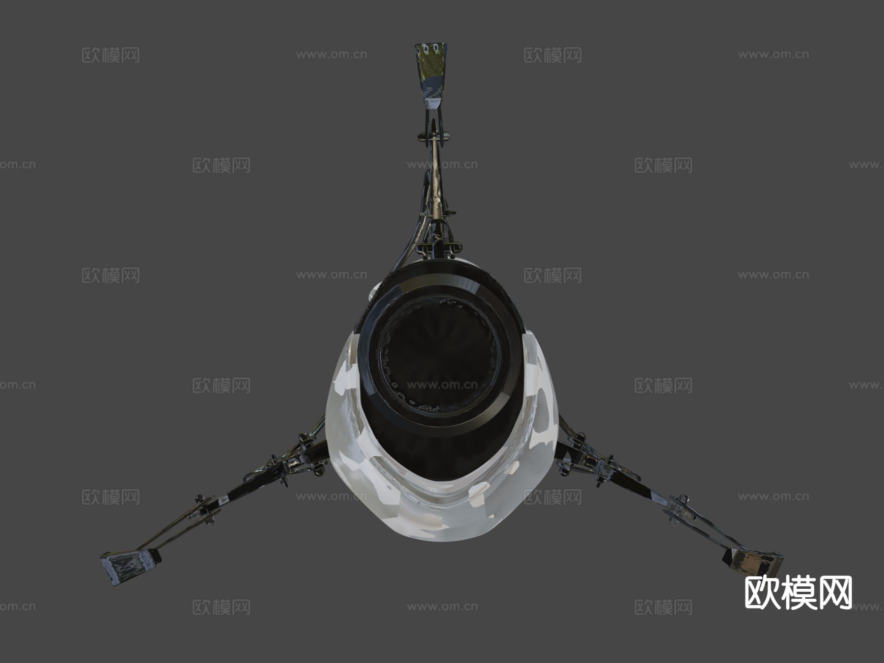 科幻传送门 工业设备su模型下载（渲染图4）