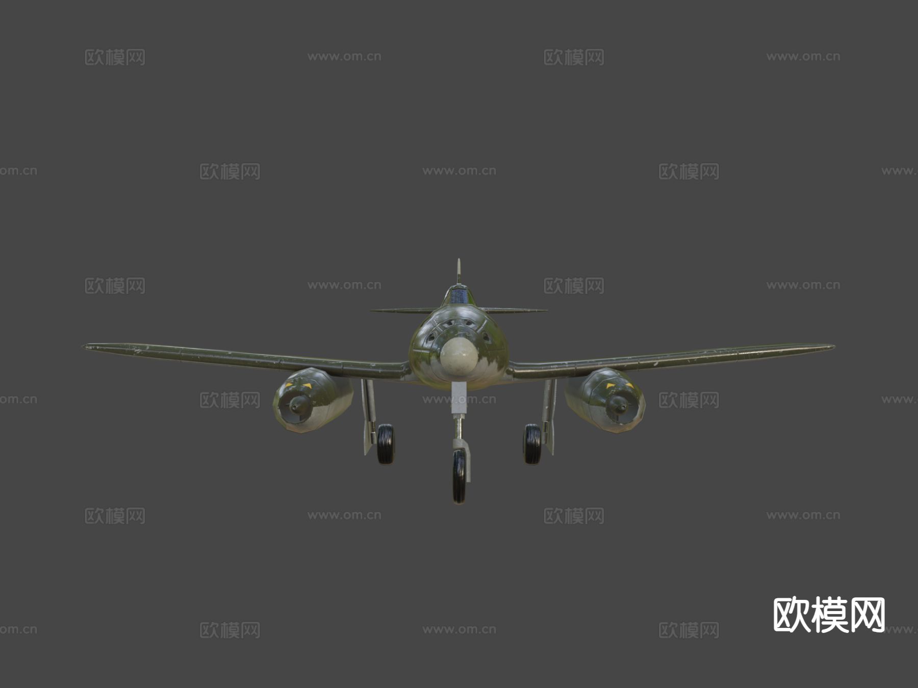 德国喷气战斗机su模型下载（渲染图5）