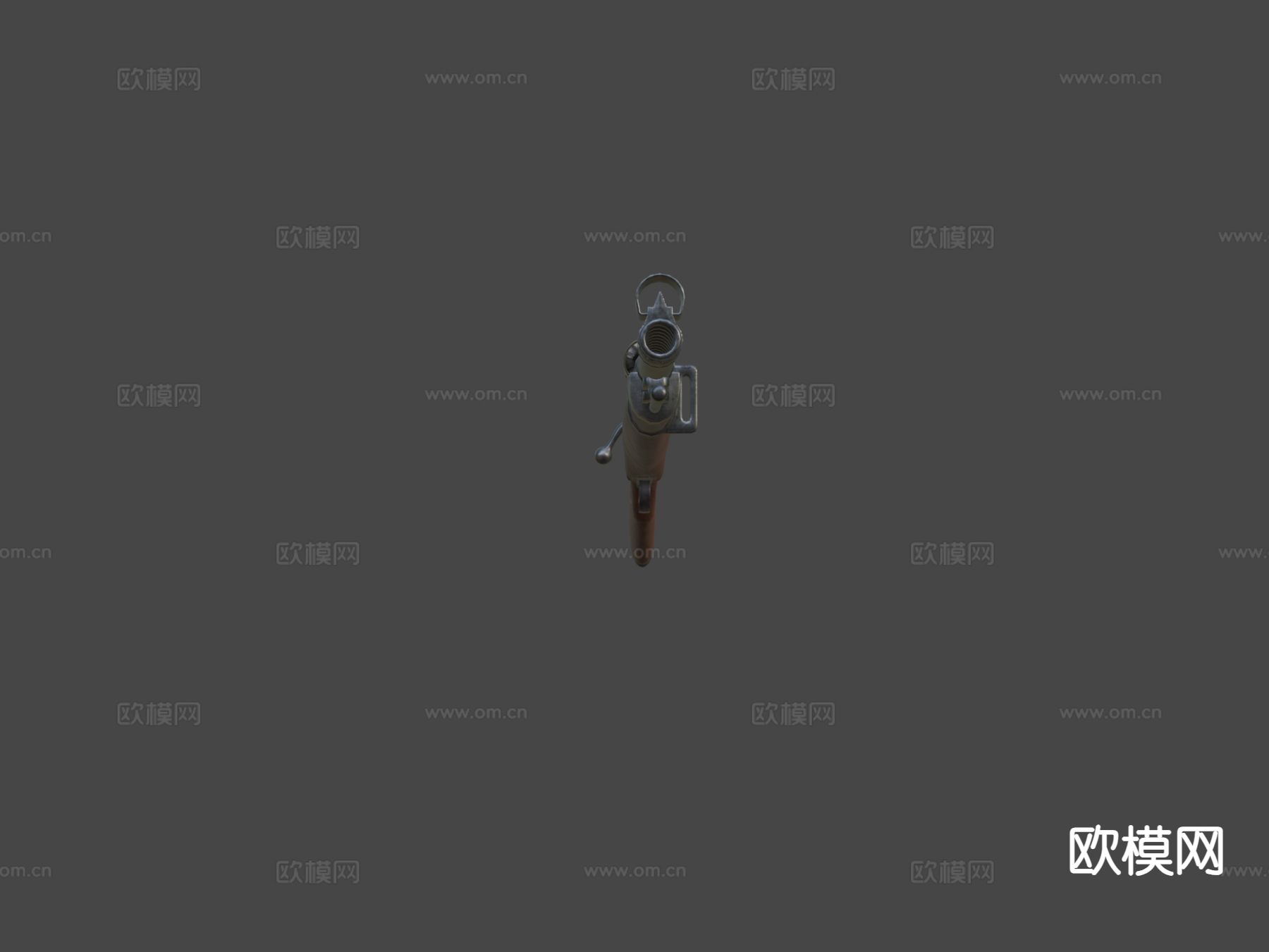 狙击步枪 枪支 枪械su模型下载（渲染图6）