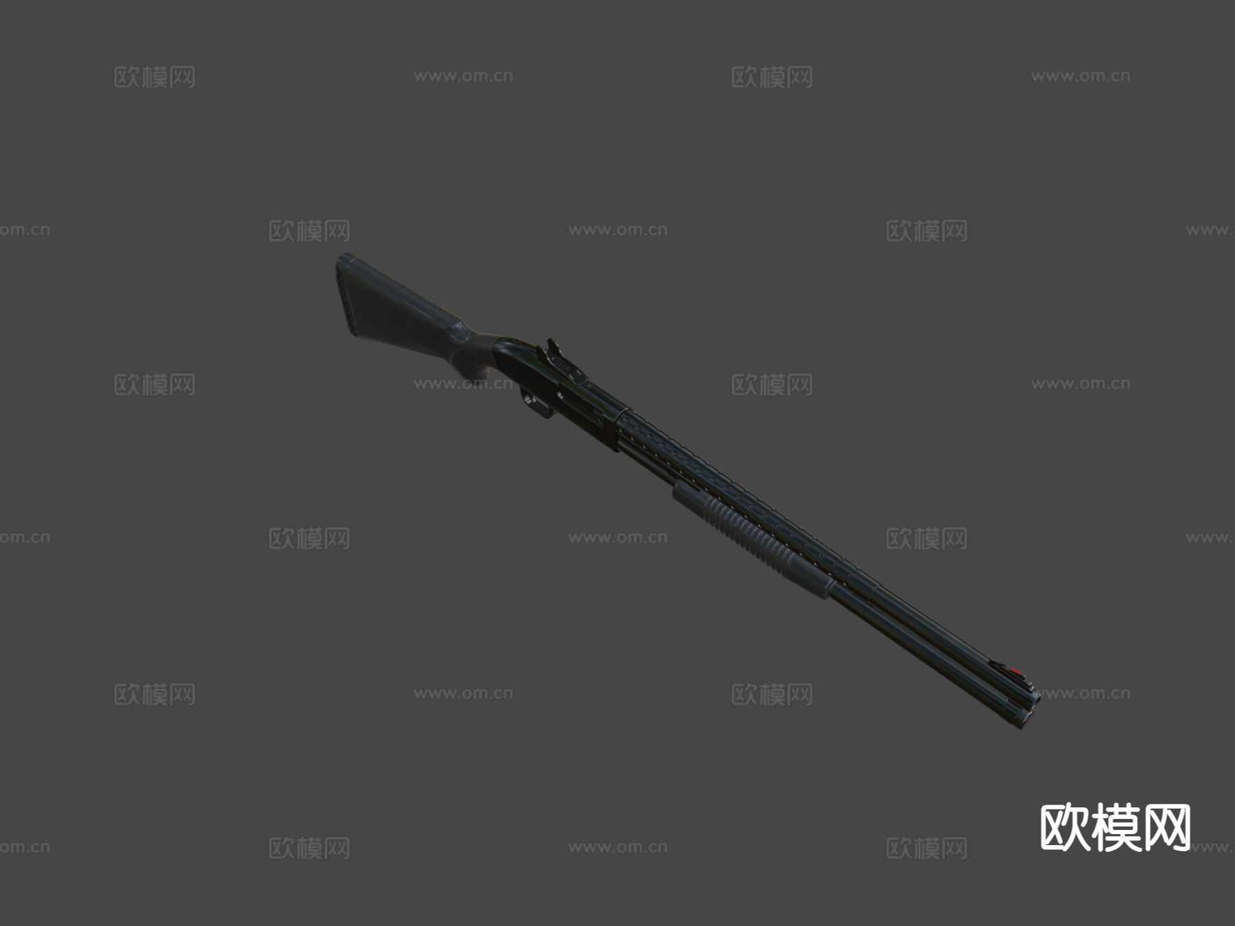 霰弹枪 枪支 枪械su模型下载（渲染图6）